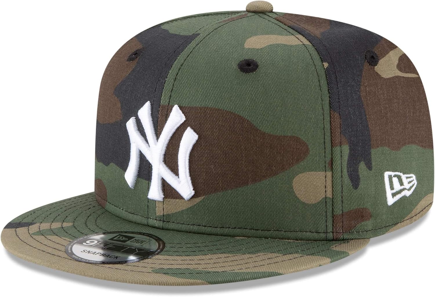 New Era Unisex-Adult MLB 9Fifty Camo Primary Logo Adjustable Snapback Hat Cap