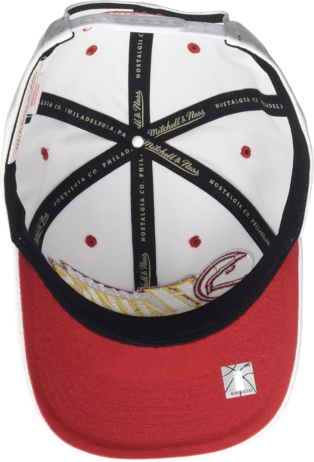 Mitchell & Ness Atlanta Hawks NBA Oh Word Pro Snapback Hat Cap Hardwood Classics - White