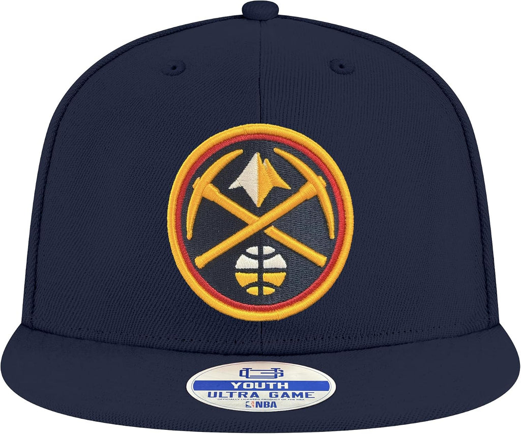 Ultra Game Youth NBA Official 8-20 Twill Snap Back Ultimate Baseball Cap Hat