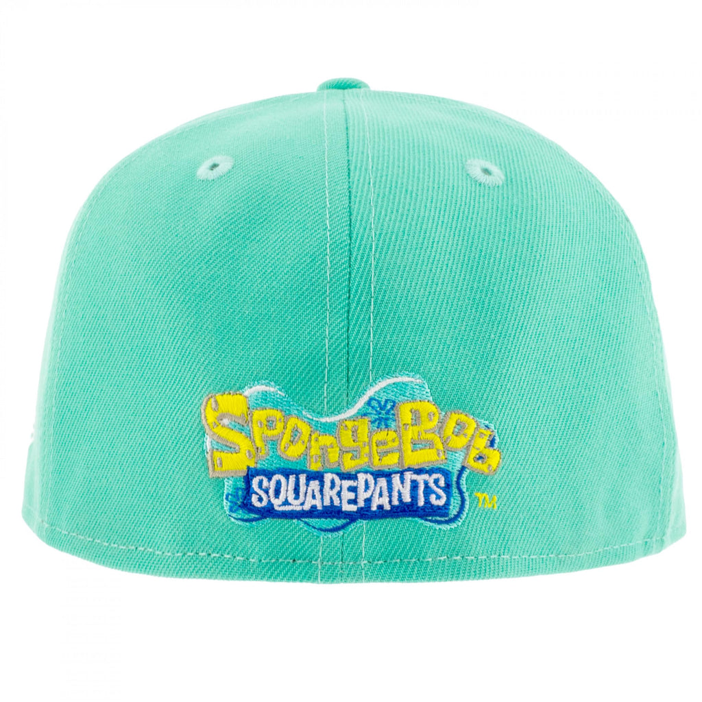 New Era Spongebob Squarepants Squidward 59Fifty Fitted Hat (US, Numeric, 7 7/8) Multicolor