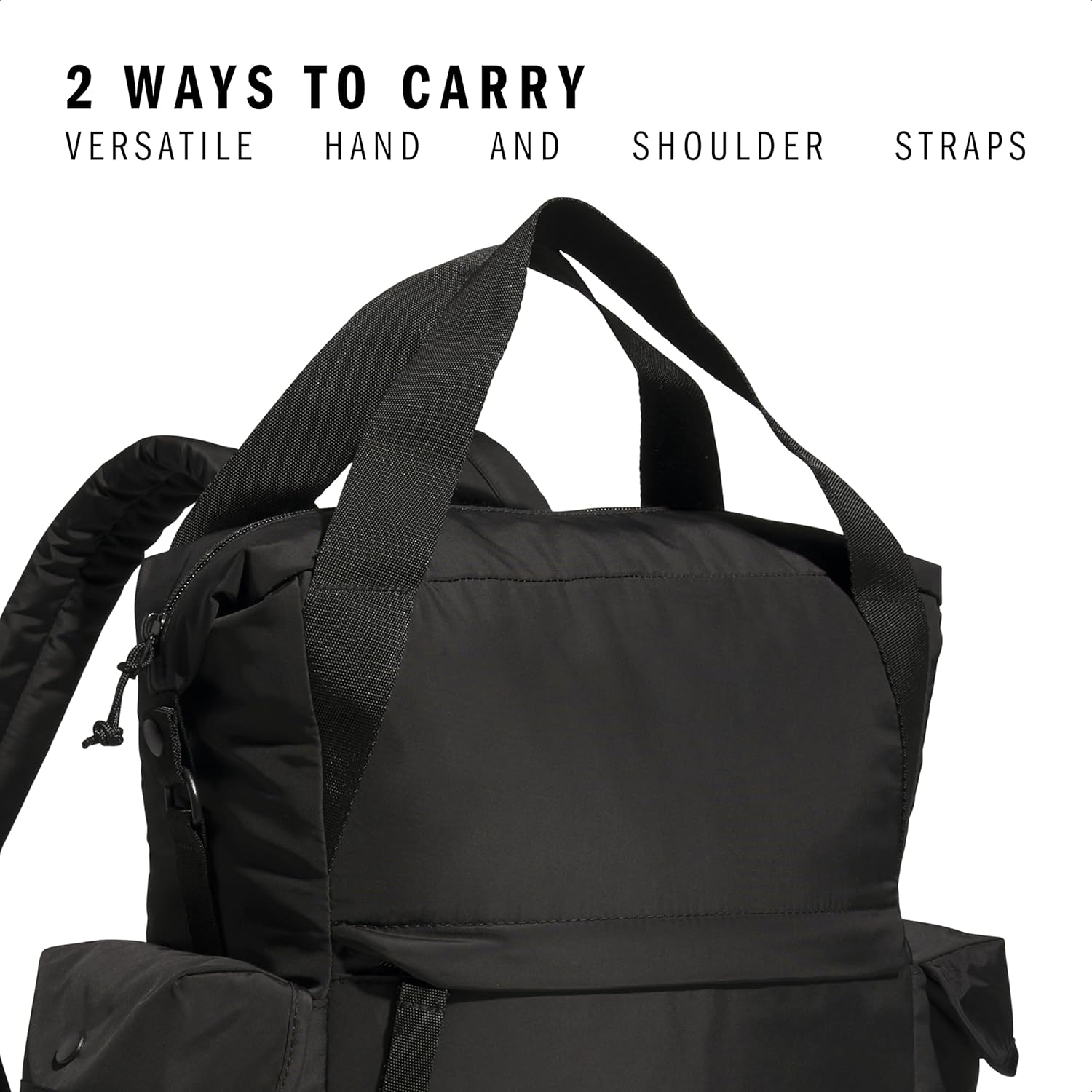 adidas Saturday Tote Backpack – Versatile Bag with Hand & Shoulder Straps, 23L