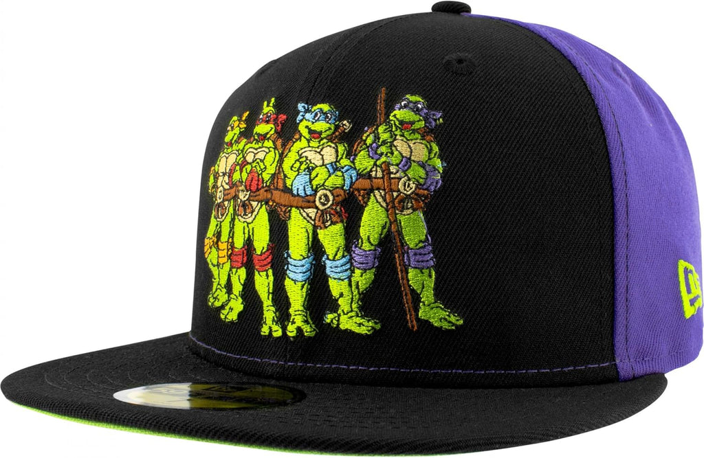 New Era Teenage Mutant Ninja Turtles Quad Colors 59Fifty Fitted Hat