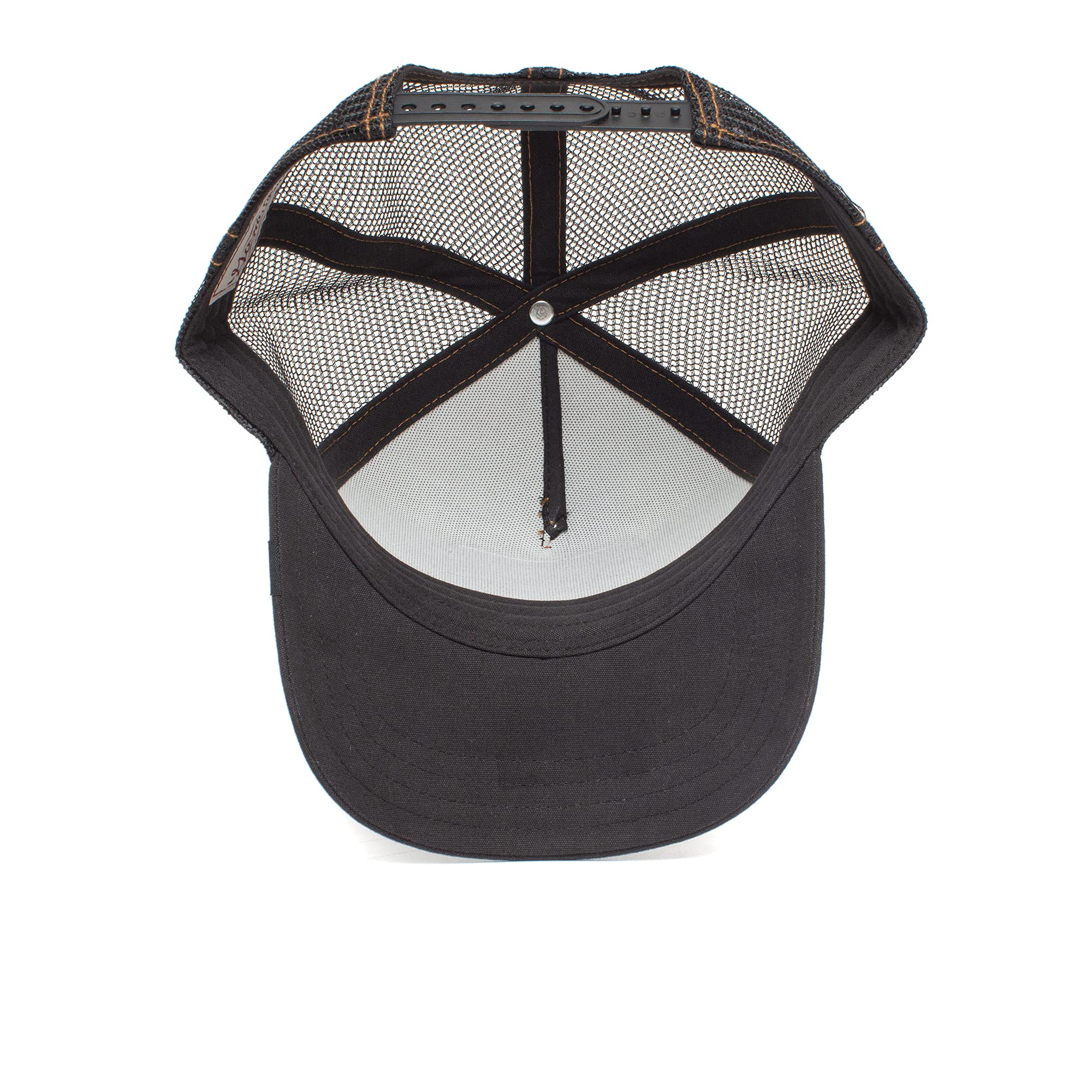 Goorin Bros. The Farm Men's Trucker Hat - Baseball Snapback Cap, Mane Man, Black
