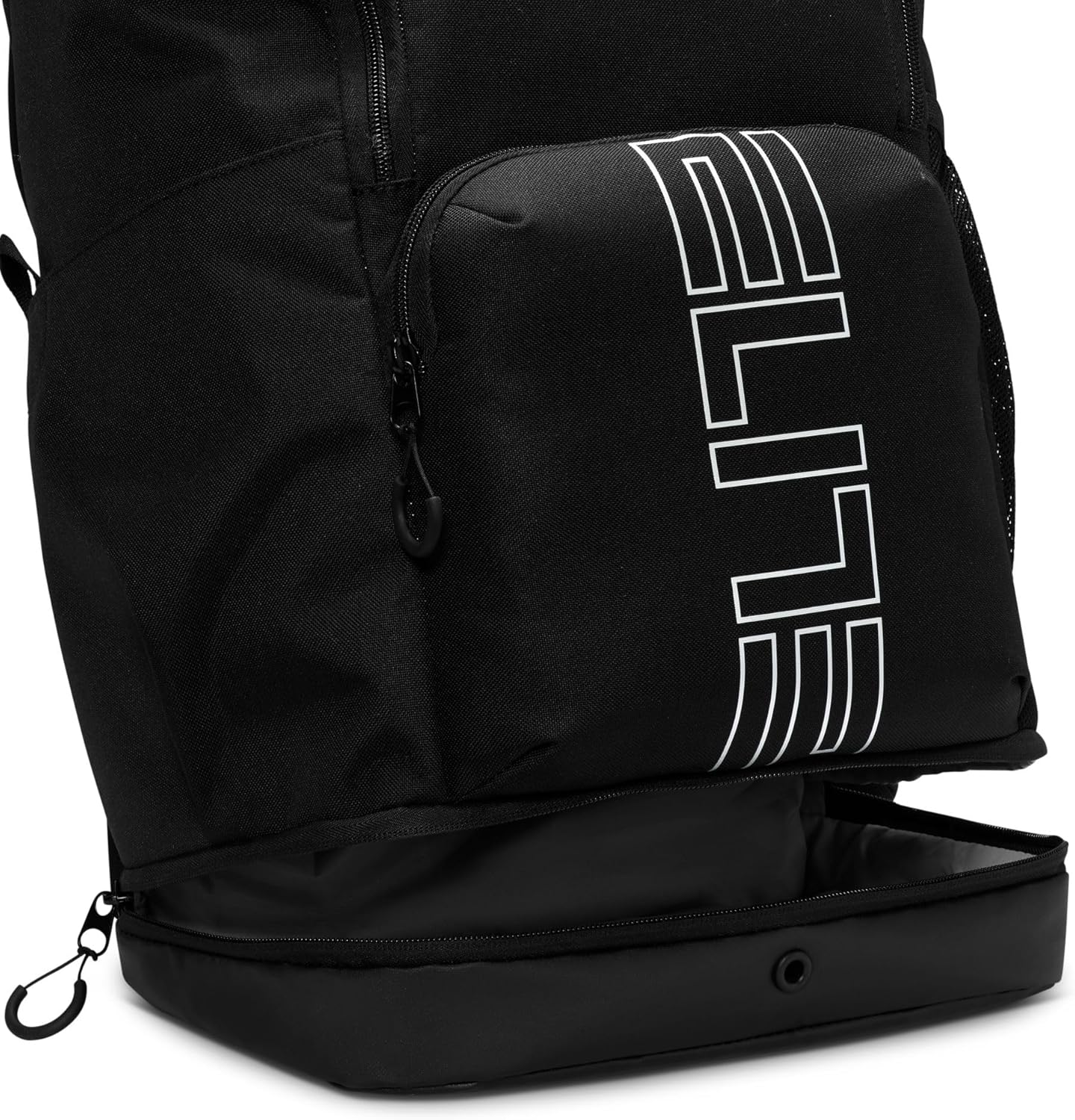 Nike, Unisex, Varsity Elite Backpack (32L), Black/Black/Metallic Silver, One Size