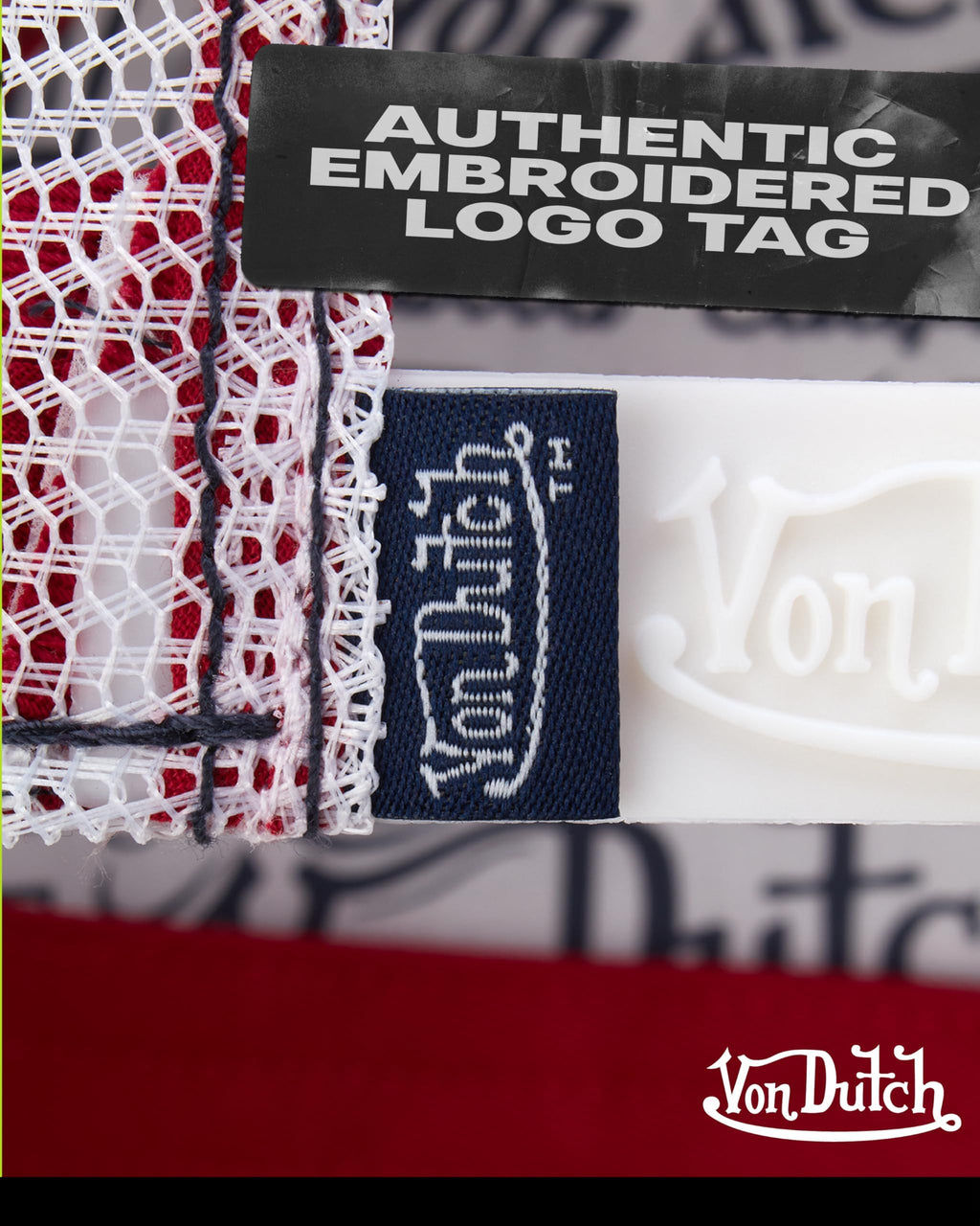 Von Dutch Unisex Trucker Hat - Curved Bill Mesh Back Retro Classic Colorblock Snapback Baseball Cap for Men and Women