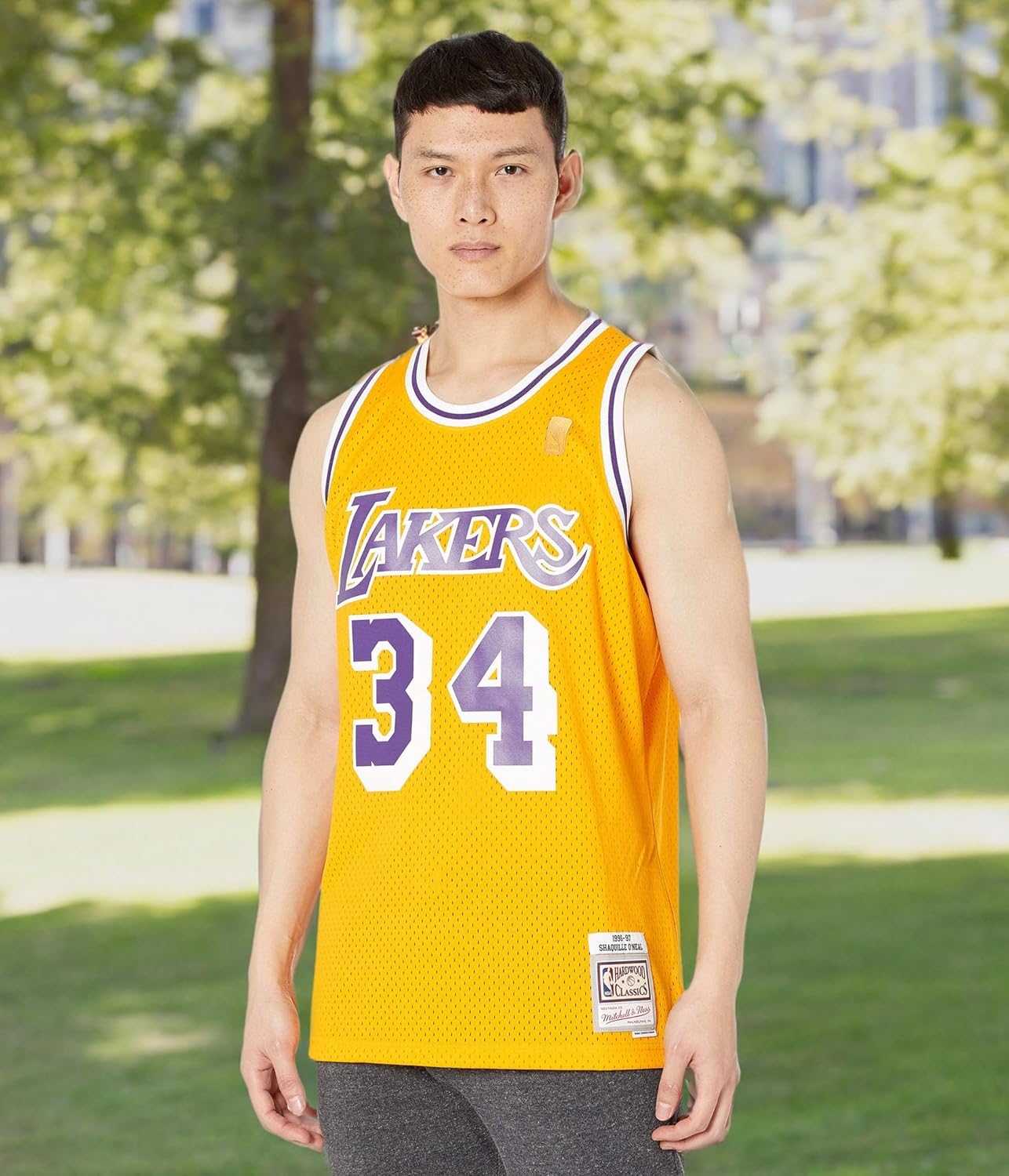 Mitchell & Ness Los Angeles Lakers Shaquille O'Neal '96-'97 #34 Swingman Jersey