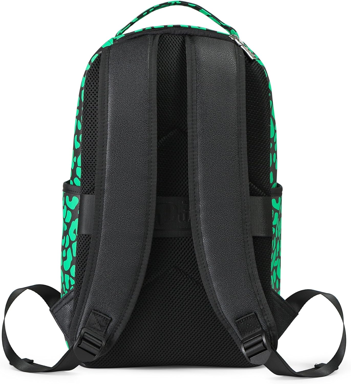 Von Dutch Medium Backpack – Stylish Multi?Purpose Backpack with Front Zip Pocket, Adjustable Straps, and Durable Design (Green Cheetah)