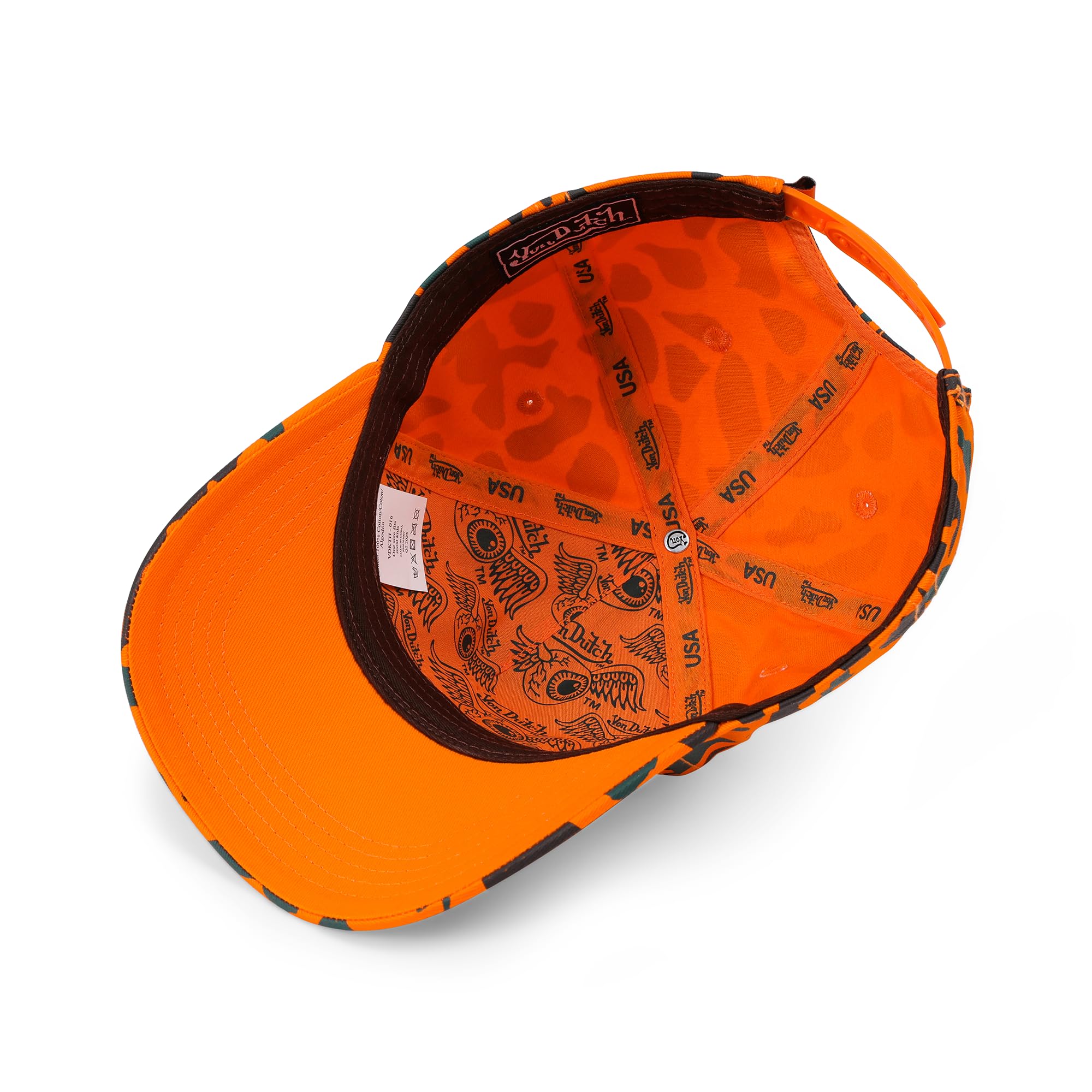 Von Dutch Kids Classic Trucker Hat | Adjustable Mesh Snapback with Logo, Breathable Back & Prints | One Size Fits Most Kids