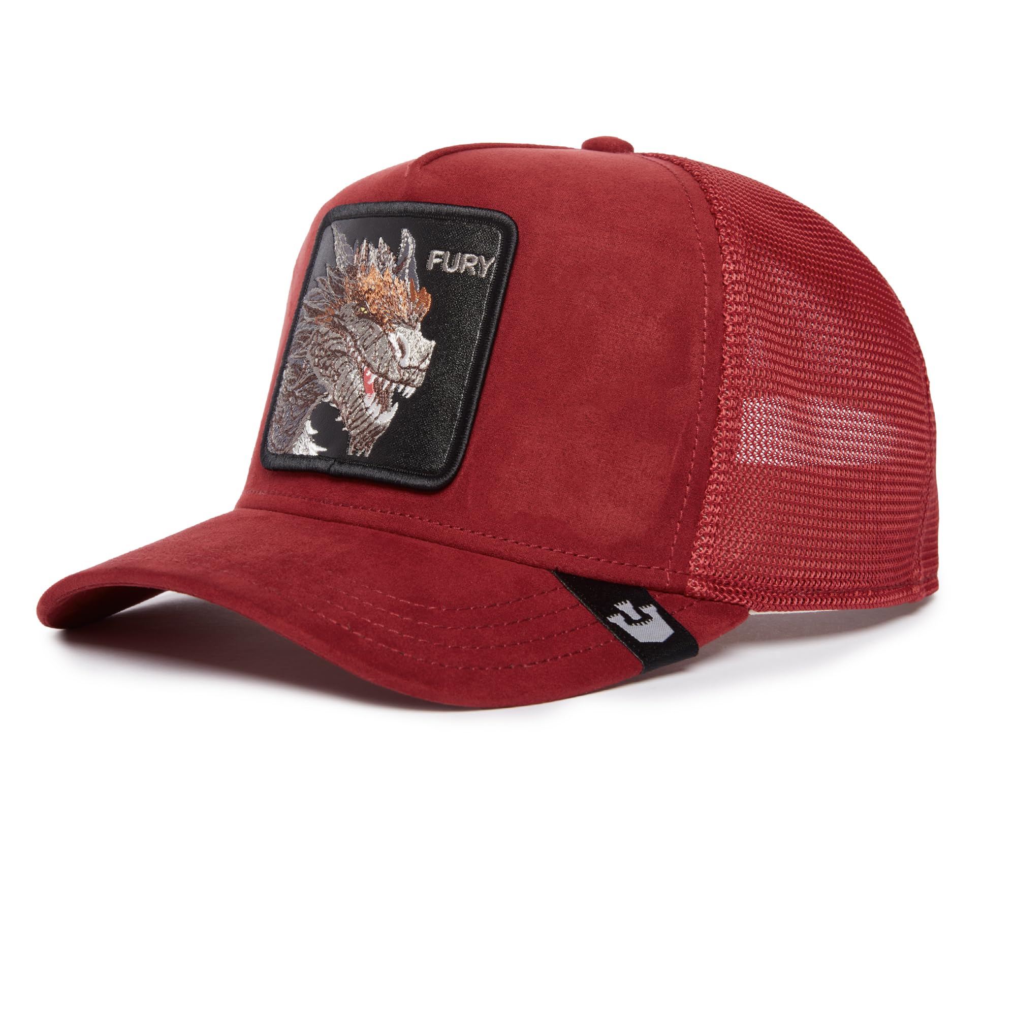 Goorin Bros. Original Recipe - Suede Collection Trucker Hat for Men and Women, Burgundy (The Suede Dragon), One Size