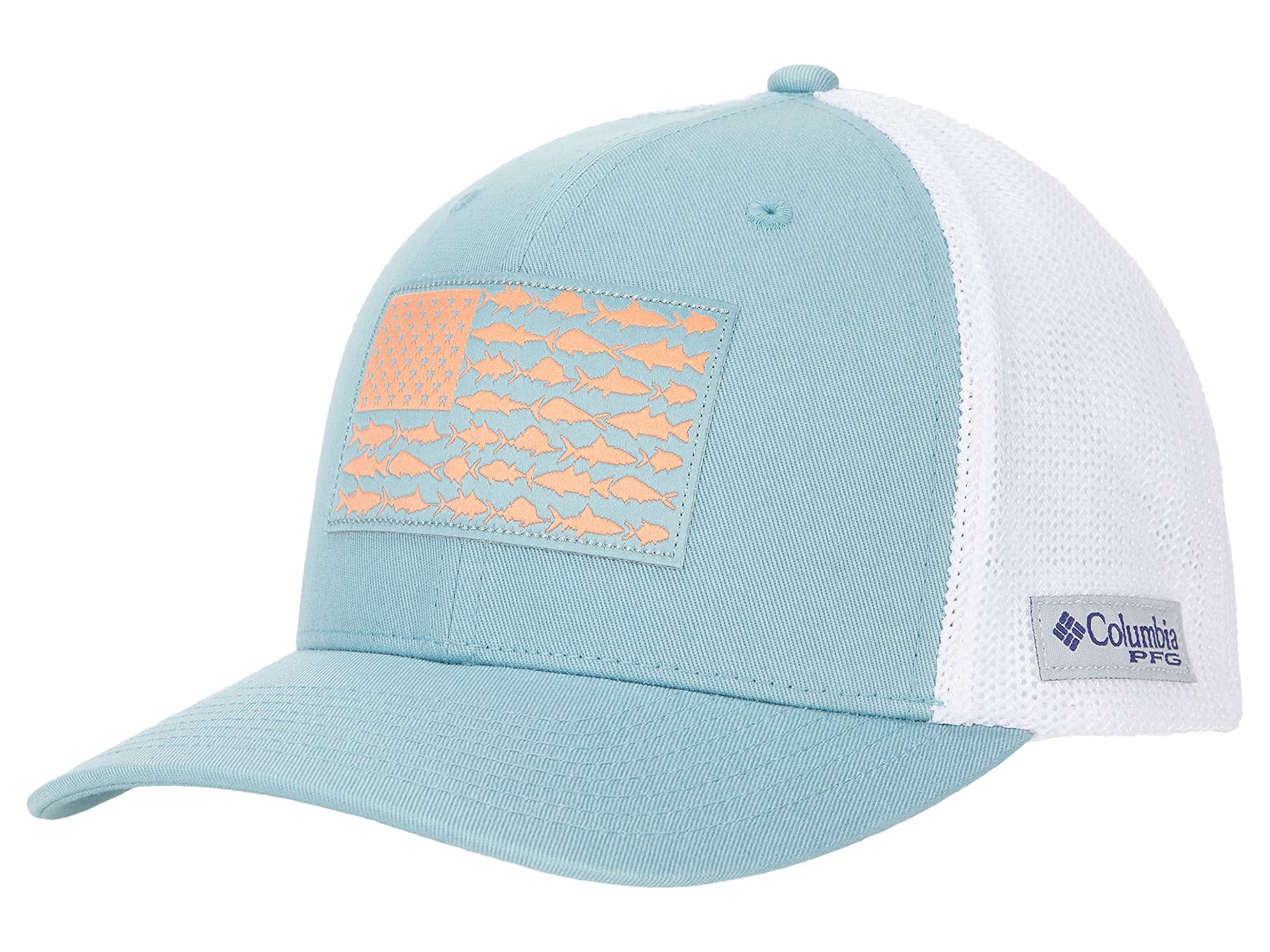 Columbia Unisex PFG Fish Flag Mesh Ball Cap
