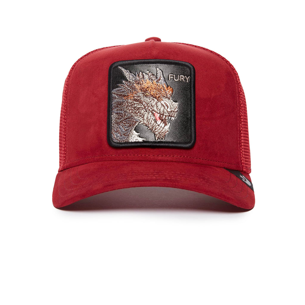 Goorin Bros. Original Recipe - Suede Collection Trucker Hat for Men and Women, Burgundy (The Suede Dragon), One Size