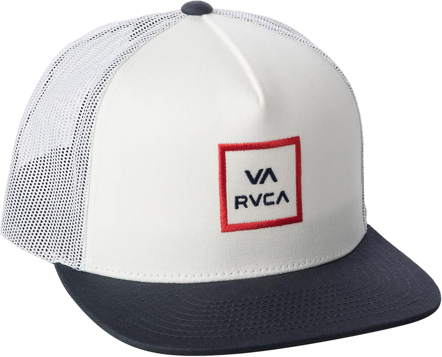 RVCA Men's Trucker Hat, Adjustable Snapback Cap for Streetwear & Skating, Lightweight Breathable All-Day Comfort