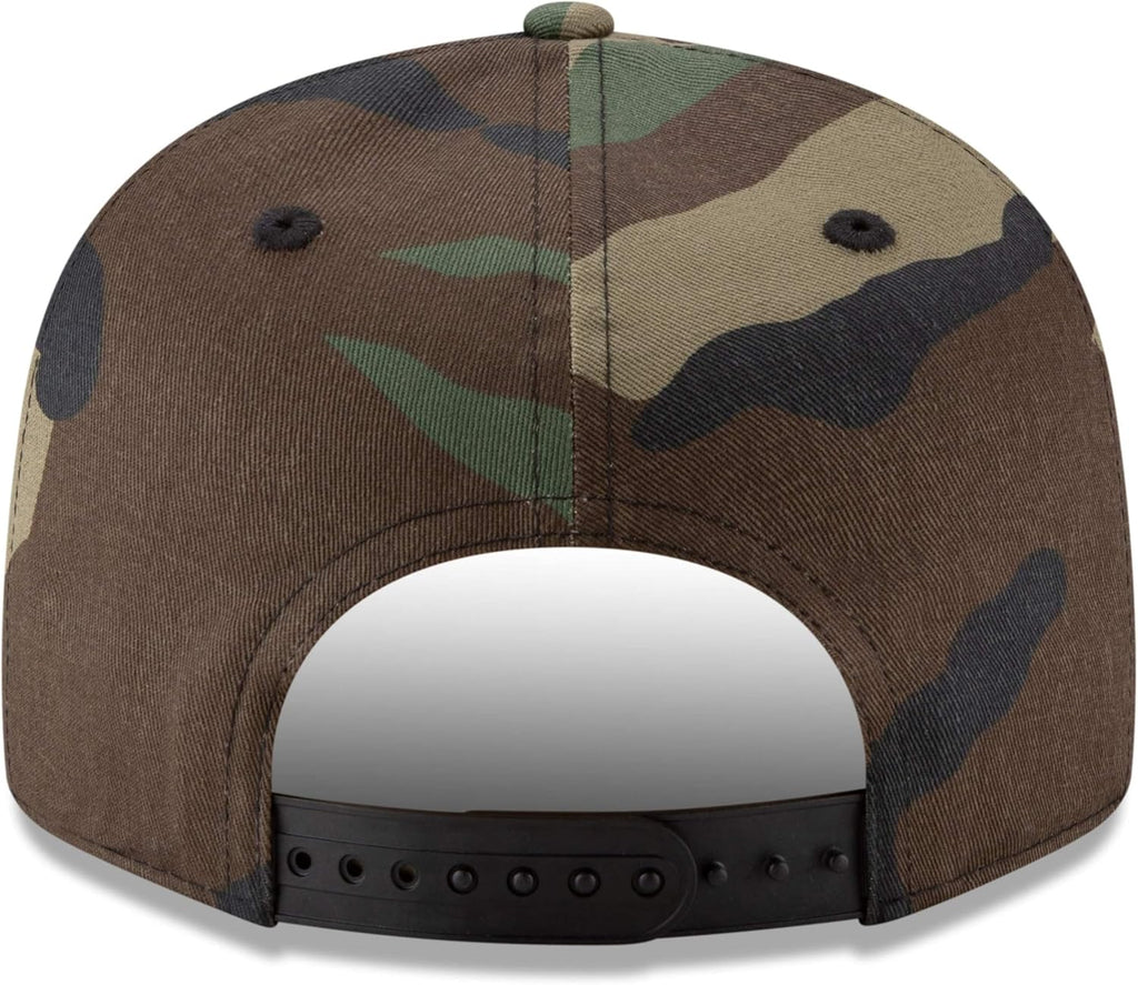 New Era Unisex-Adult MLB 9Fifty Camo Primary Logo Adjustable Snapback Hat Cap
