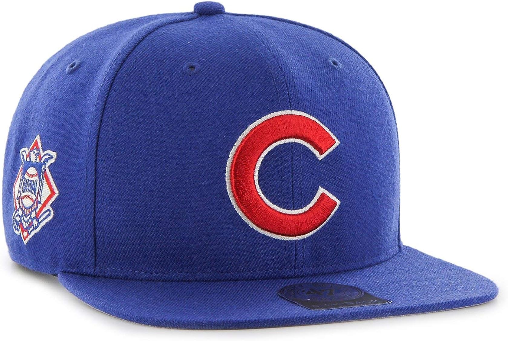 47 MLB Sure Shot Captain Hat Adjustable Structured 6-Panel Snapback Hat Cap, Adult One Size Fits All