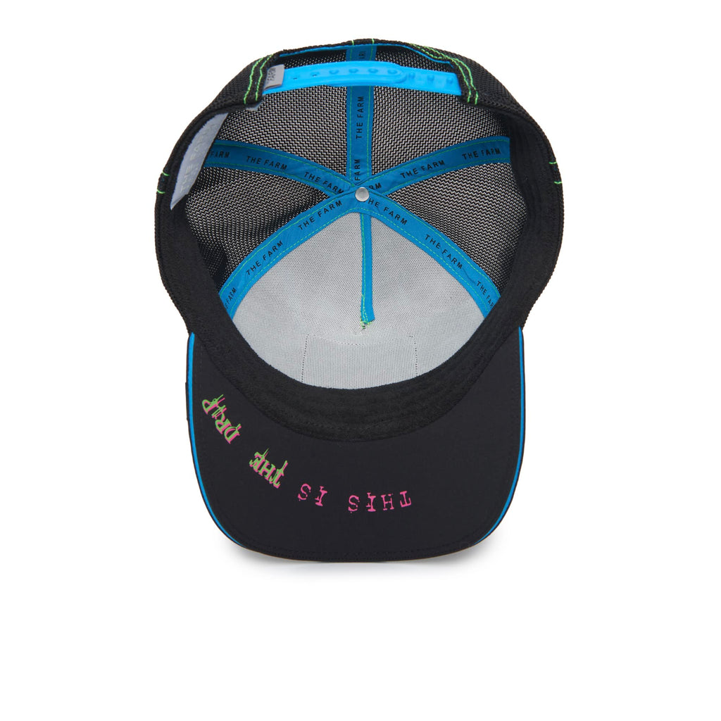 Goorin Bros. The Farm Drip Collection Unisex Adjustable Trucker Hat, Black (BBUZZZEDD), One Size