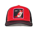 Goorin Bros. The Farm Acid Trip Collection Unisex Adjustable Trucker Hat, Red (Fox Trip), One Size