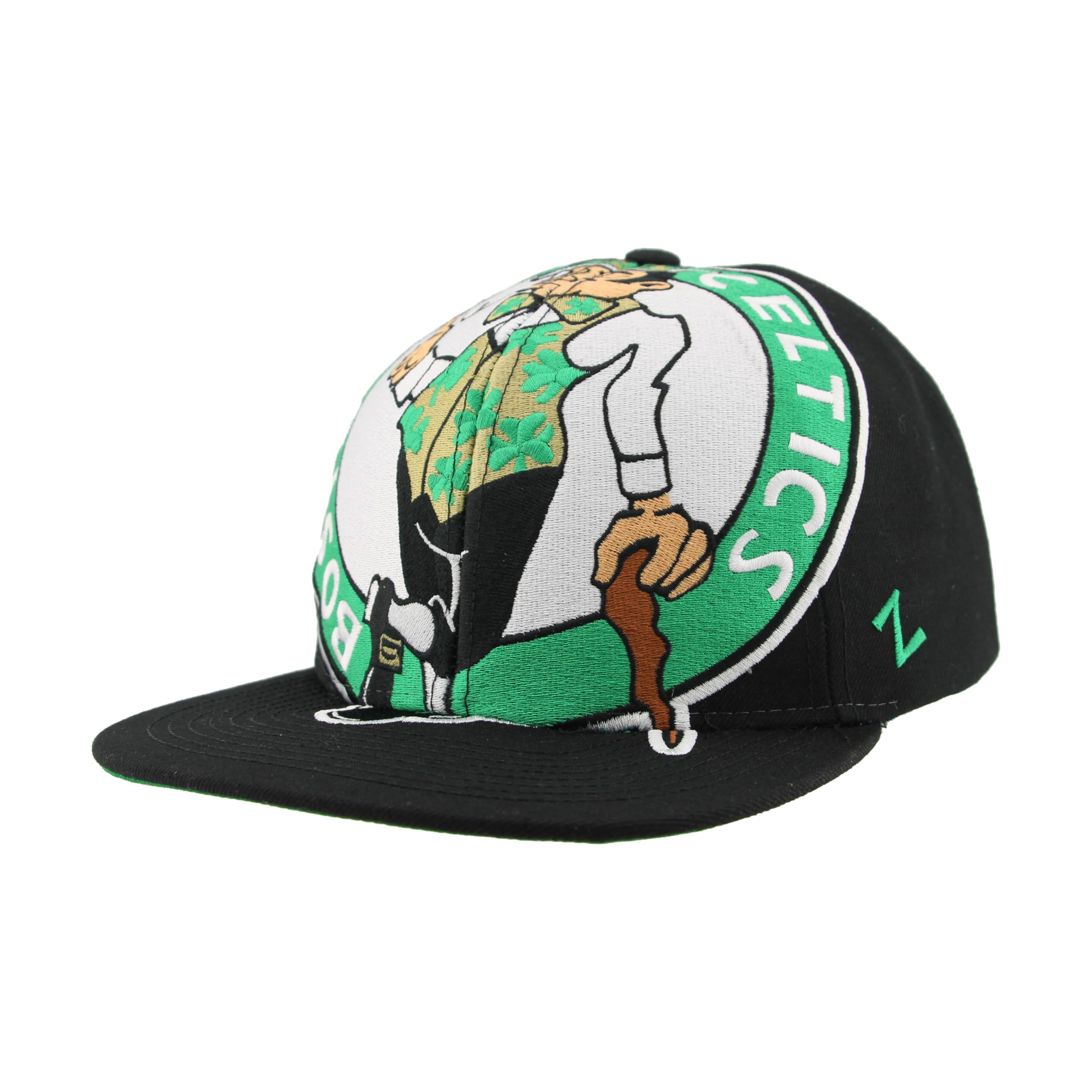 ZHATS NBA Unisex-Adult NBA Officially Licensed Adjustable Snapback Hat Flat Bill Z11 Retro Over The Top