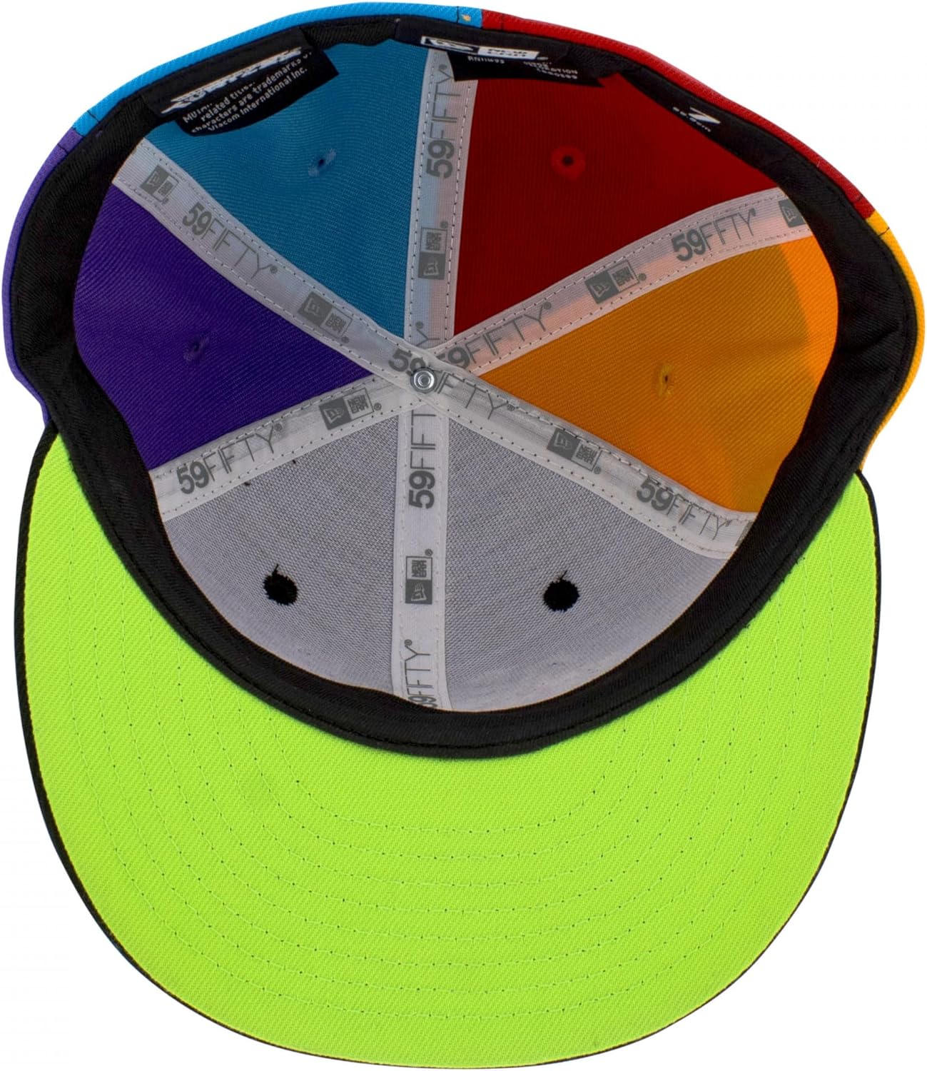 New Era Teenage Mutant Ninja Turtles Quad Colors 59Fifty Fitted Hat