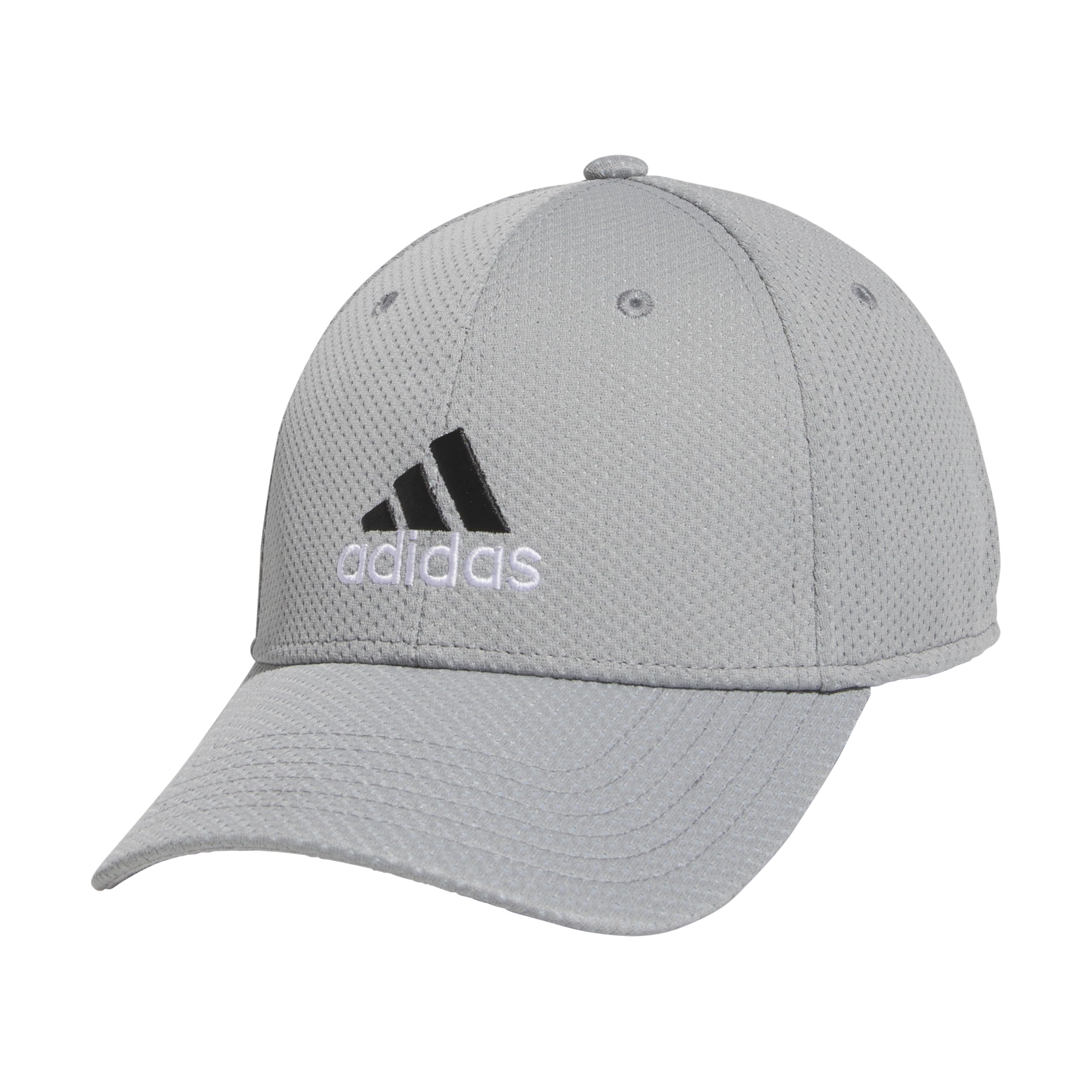 Adidas Mens Zags 2.0 Structured Mid Crown A-Flex Stretch Fit HatBaseball Cap