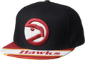 Mitchell & Ness Atlanta Hawks NBA Swingman Pop Snapback Hat Adjustable Cap - Black