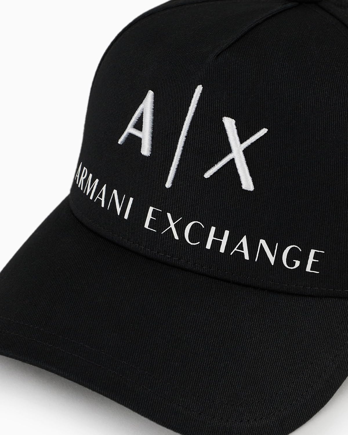 Armani Exchange Mens Corporate Logo Baseball Hat