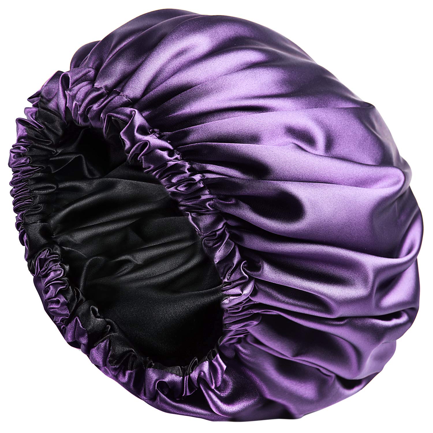 YANIBEST Silk Bonnet Satin Bonnet for Sleeping Women Men, Adjustable Double Layer Hair Bonnet for Curly Braids Reduce Frizz