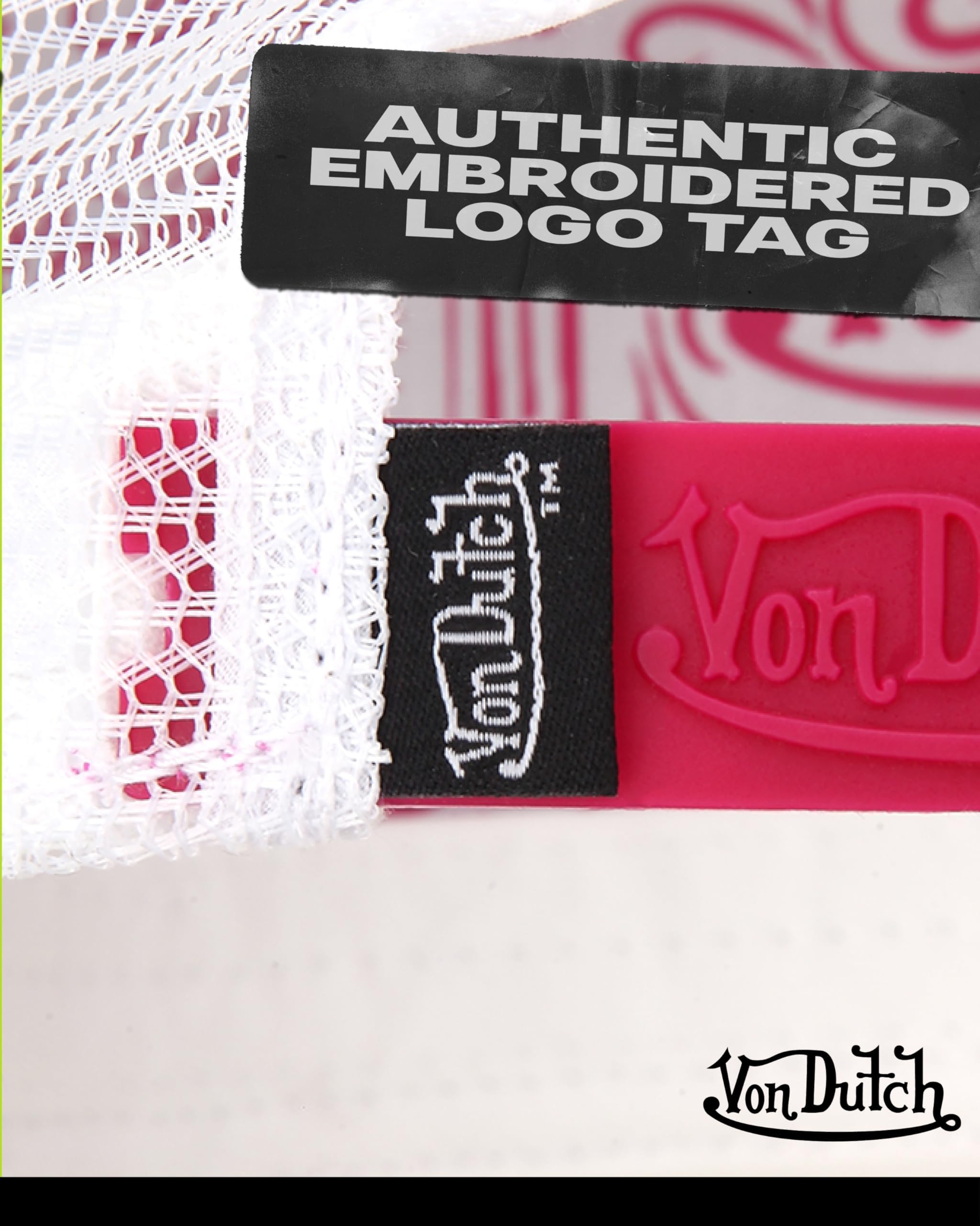 Von Dutch Unisex Trucker Hat - Curved Bill Mesh Back Retro Classic Colorblock Snapback Baseball Cap for Men and Women