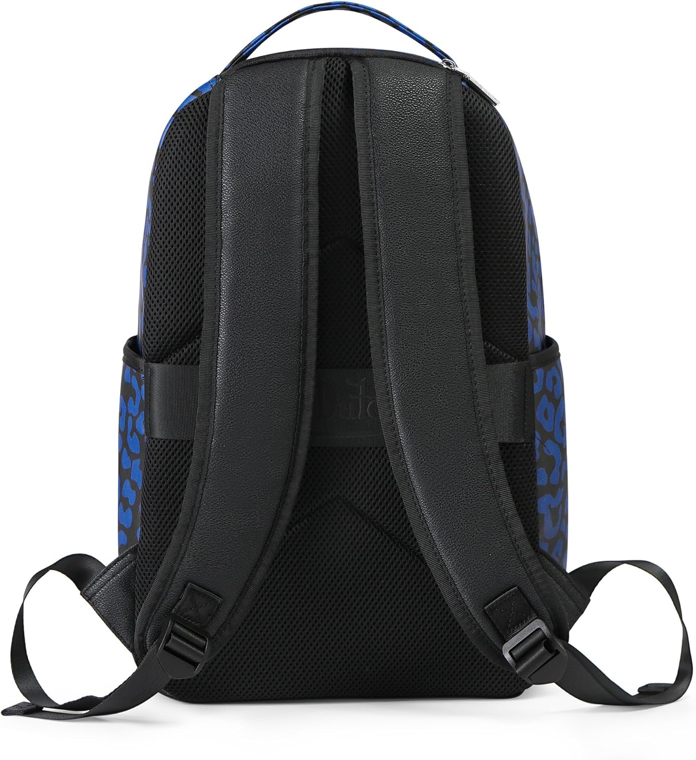 Von Dutch Medium Backpack – Stylish Multi?Purpose Backpack with Front Zip Pocket, Adjustable Straps, and Durable Design (Blue Cheetah)