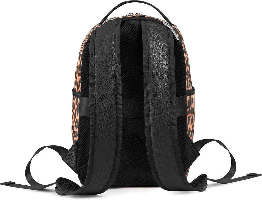 Von Dutch Large Backpack – Stylish Multi?Purpose Backpack with Front Zip Pocket, Adjustable Straps, and Durable Design (Cheetah Print)