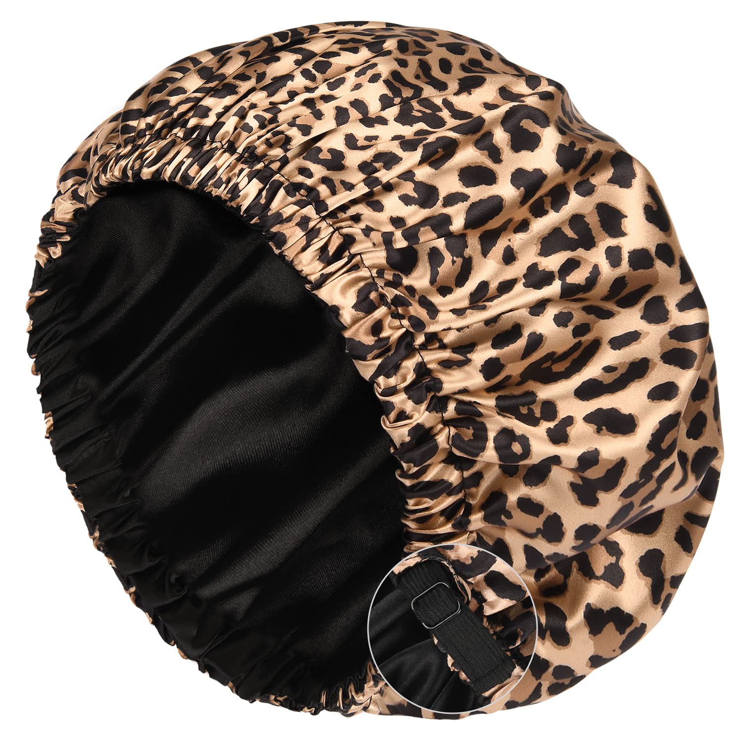 YANIBEST Silk Bonnet Satin Bonnet for Sleeping Women Men, Adjustable Double Layer Hair Bonnet for Curly Braids Reduce Frizz