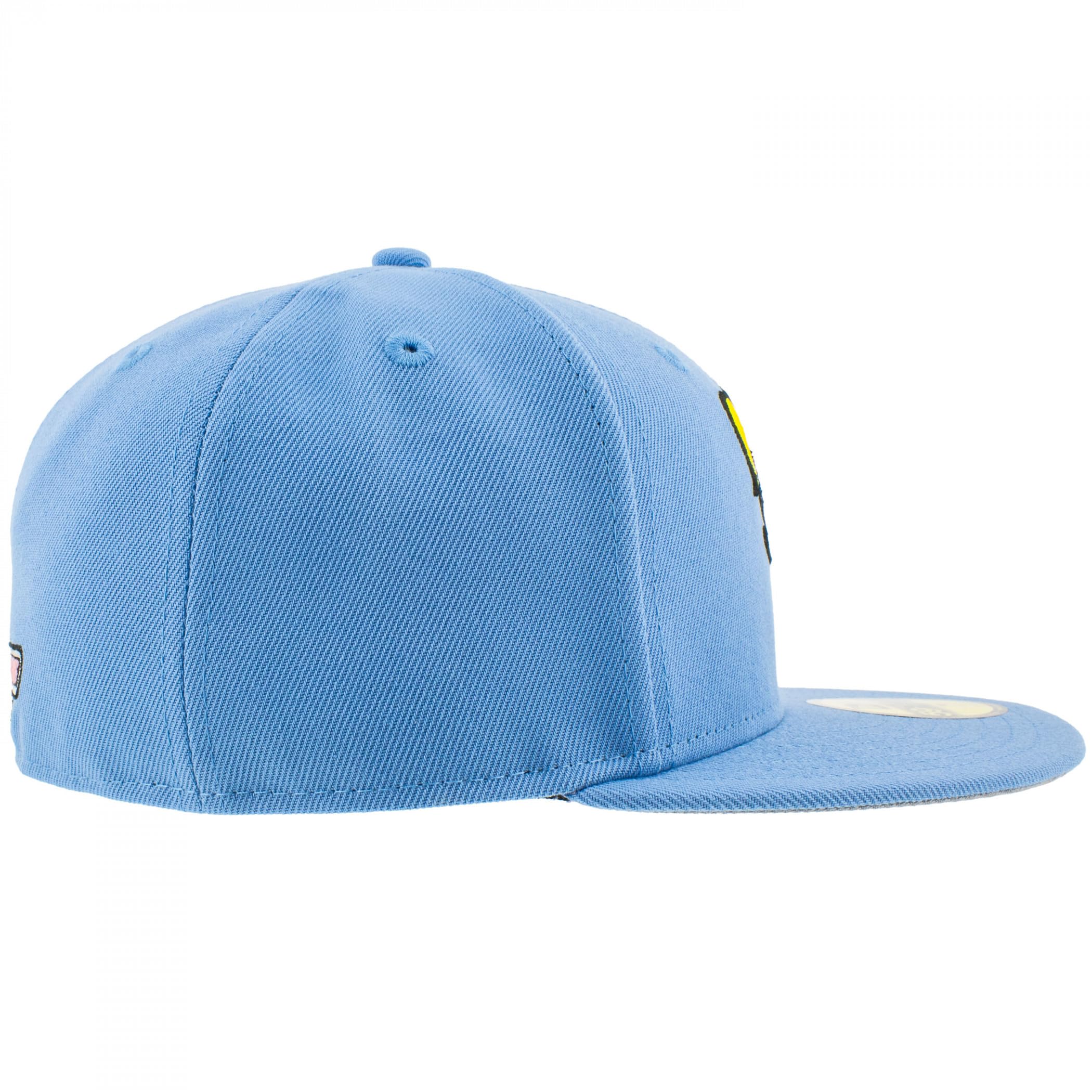 New Era The Powerpuff Girls Bubbles 59Fifty Fitted Hat (US, Numeric, 8, Blue)