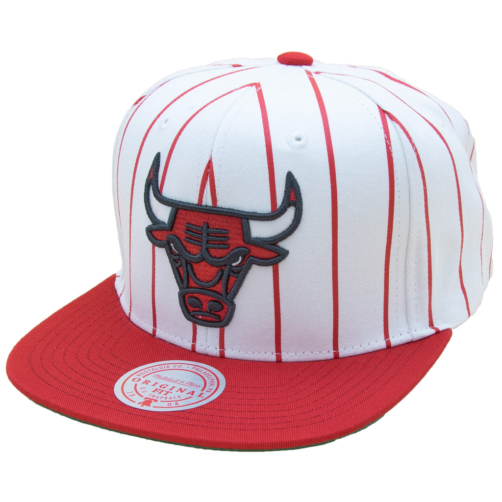 Mitchell & Ness Men's Retro Pinstripe Snapback Cap