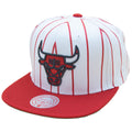 Mitchell & Ness Men's Retro Pinstripe Snapback Cap