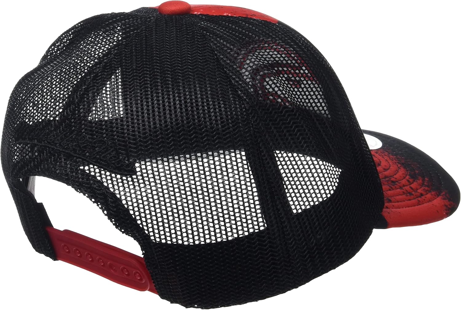 Mitchell & Ness Atlanta Hawks Hyper Trucker Mesh Snapback Adjustable Hat Cap - Black