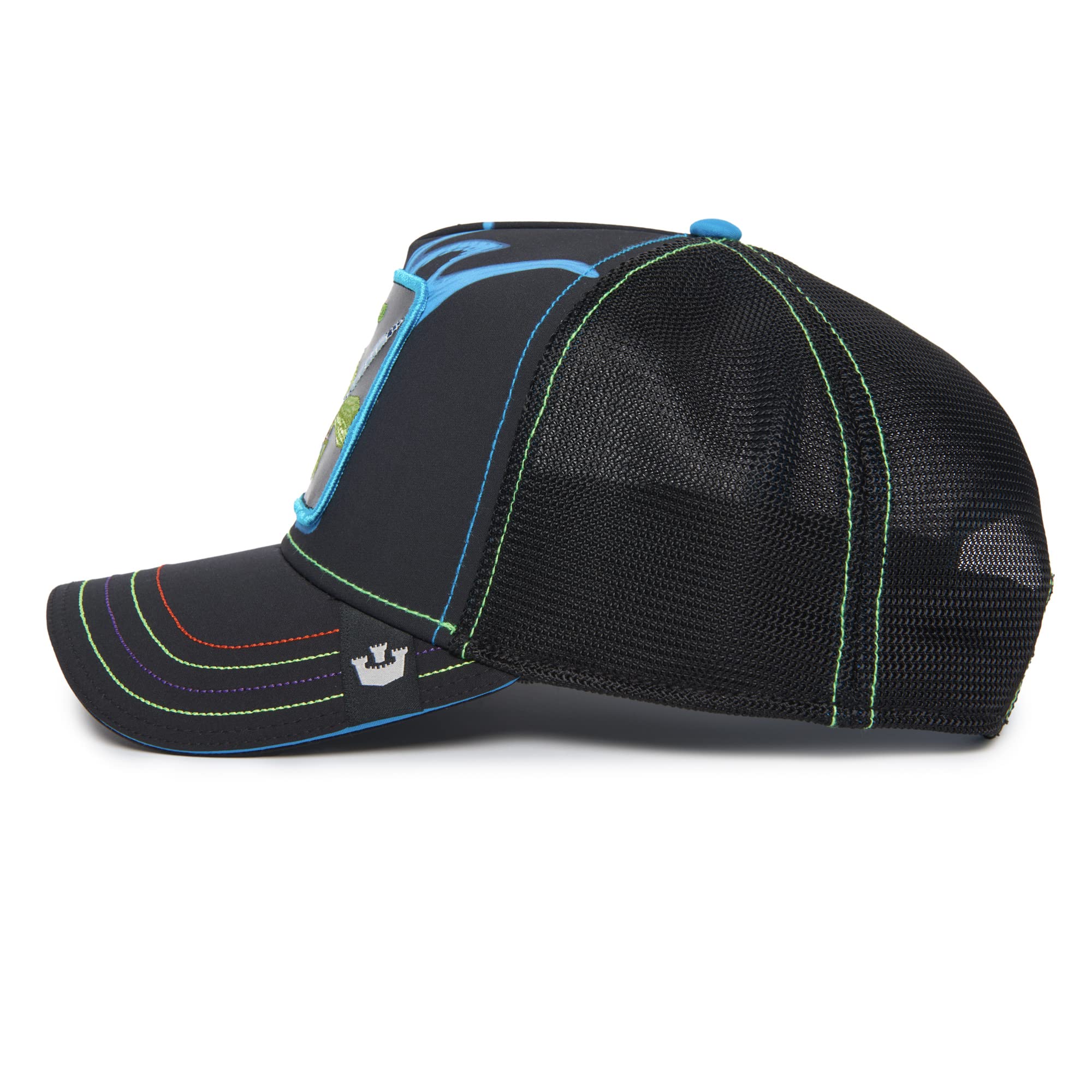 Goorin Bros. The Farm Drip Collection Unisex Adjustable Trucker Hat, Black (BBUZZZEDD), One Size