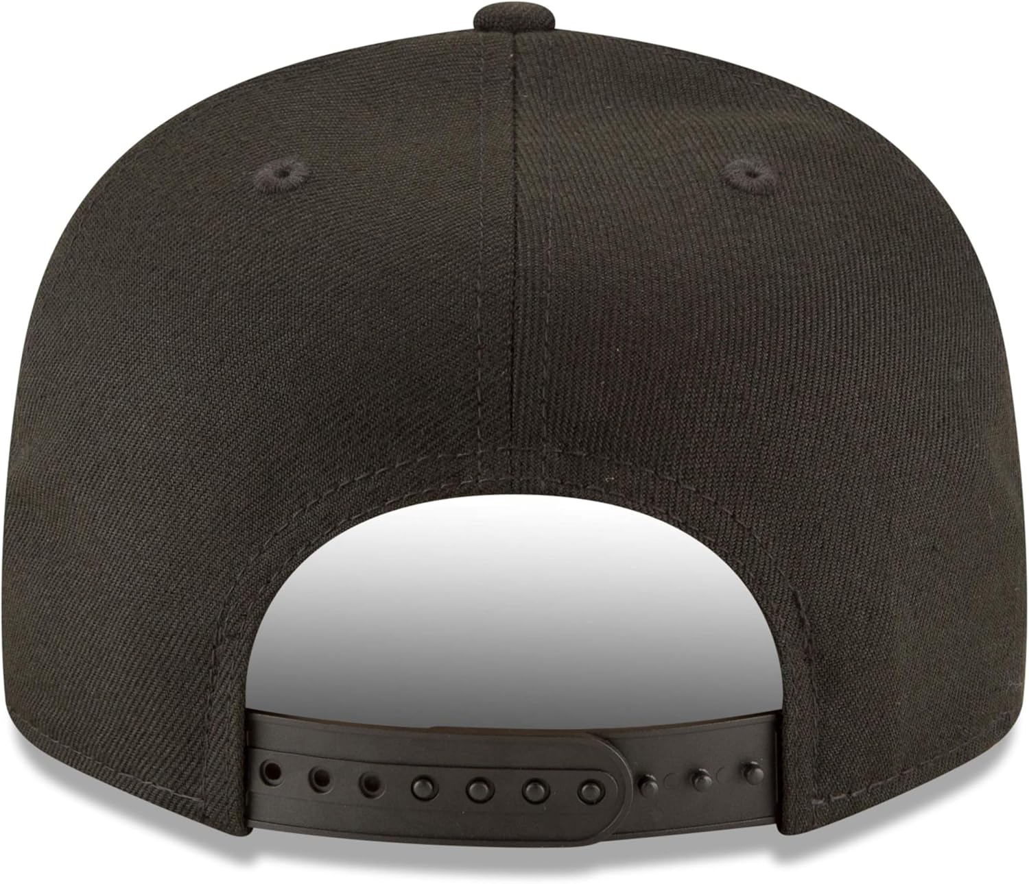 New Era MLB 9FIFTY Black Black Primary Logo Team Adjustable Snapback Hat Cap