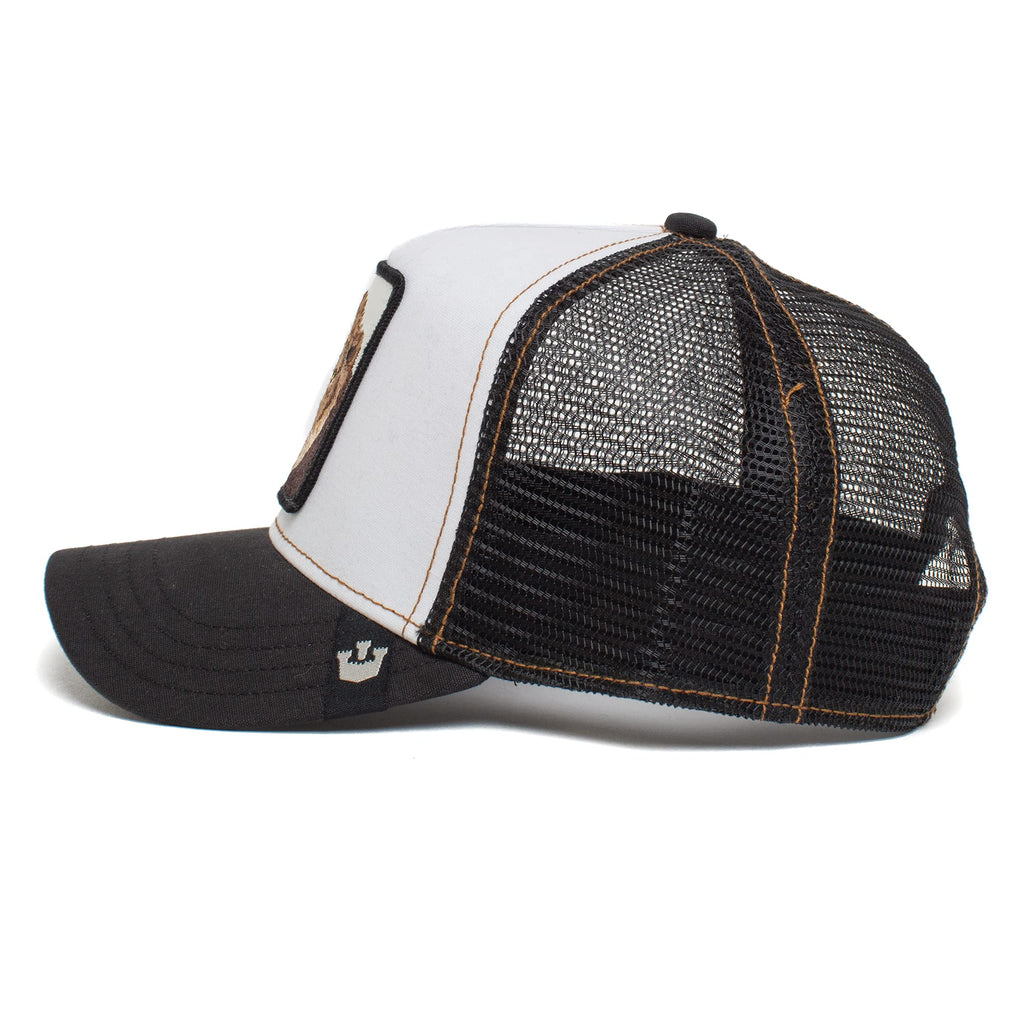 Goorin Bros. The Farm Men's Trucker Hat - Baseball Snapback Cap, Mane Man, Black