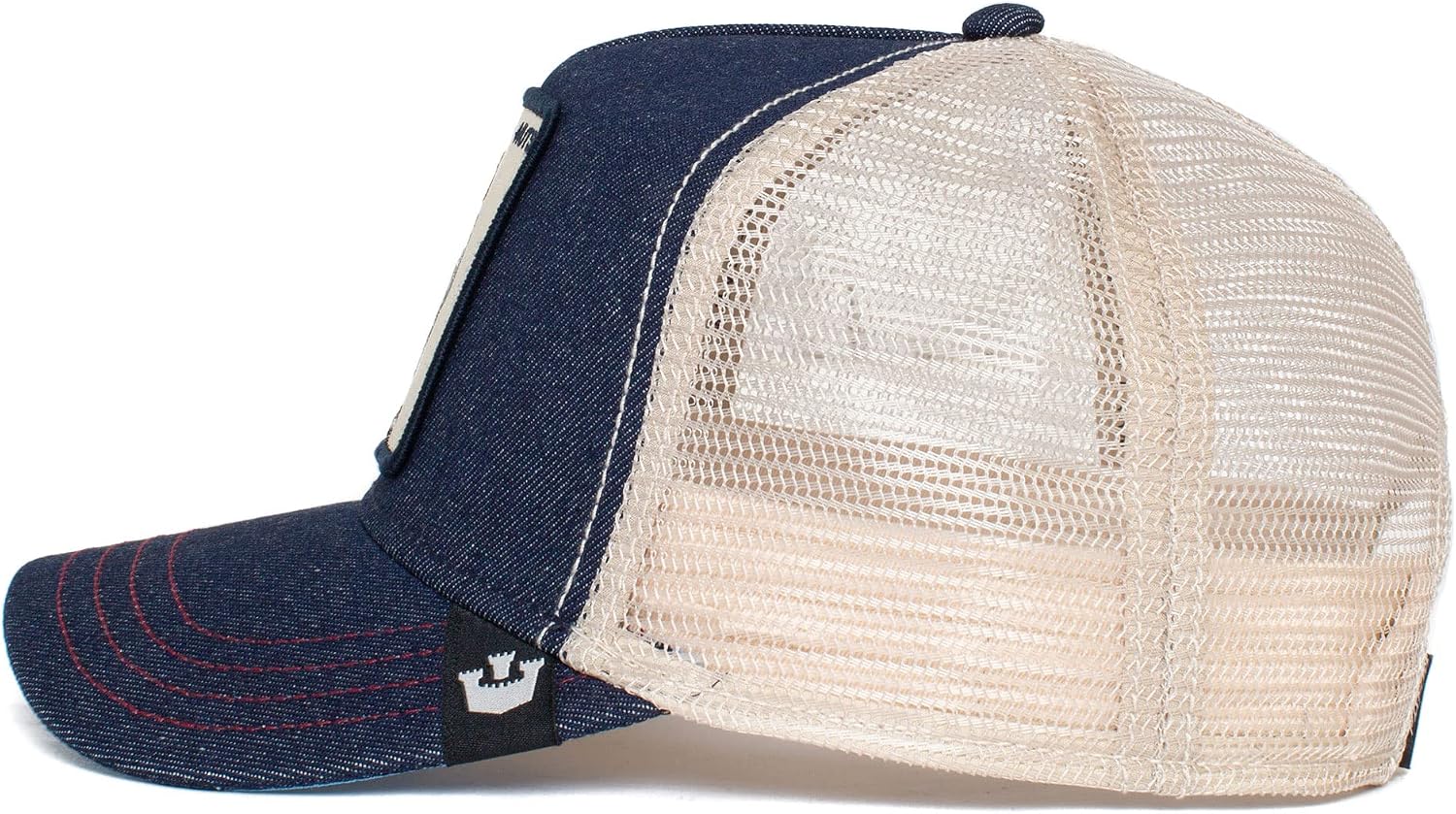 Goorin Bros. The Farm Unisex Original Adjustable Snapback Trucker Hat, Navy (The Nuts Squirrel), One Size
