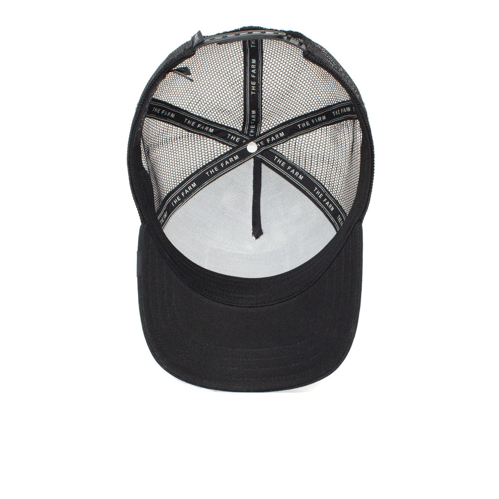 Goorin Bros. The Farm Original Core Unisex Adjustable Snapback Trucker Hat, Black (Freedom), One Size