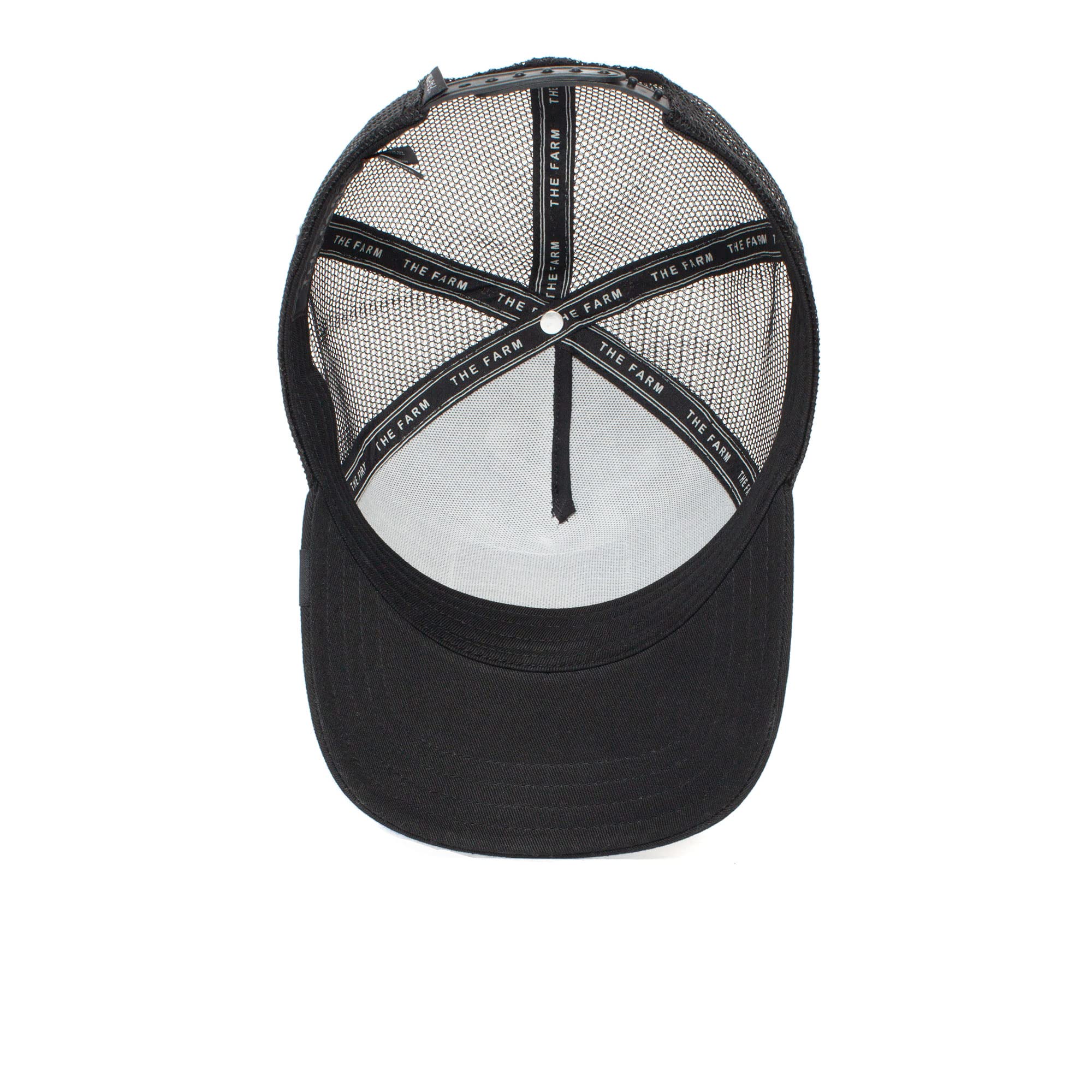 Goorin Bros. The Farm Original Core Unisex Adjustable Snapback Trucker Hat, Black (Freedom), One Size