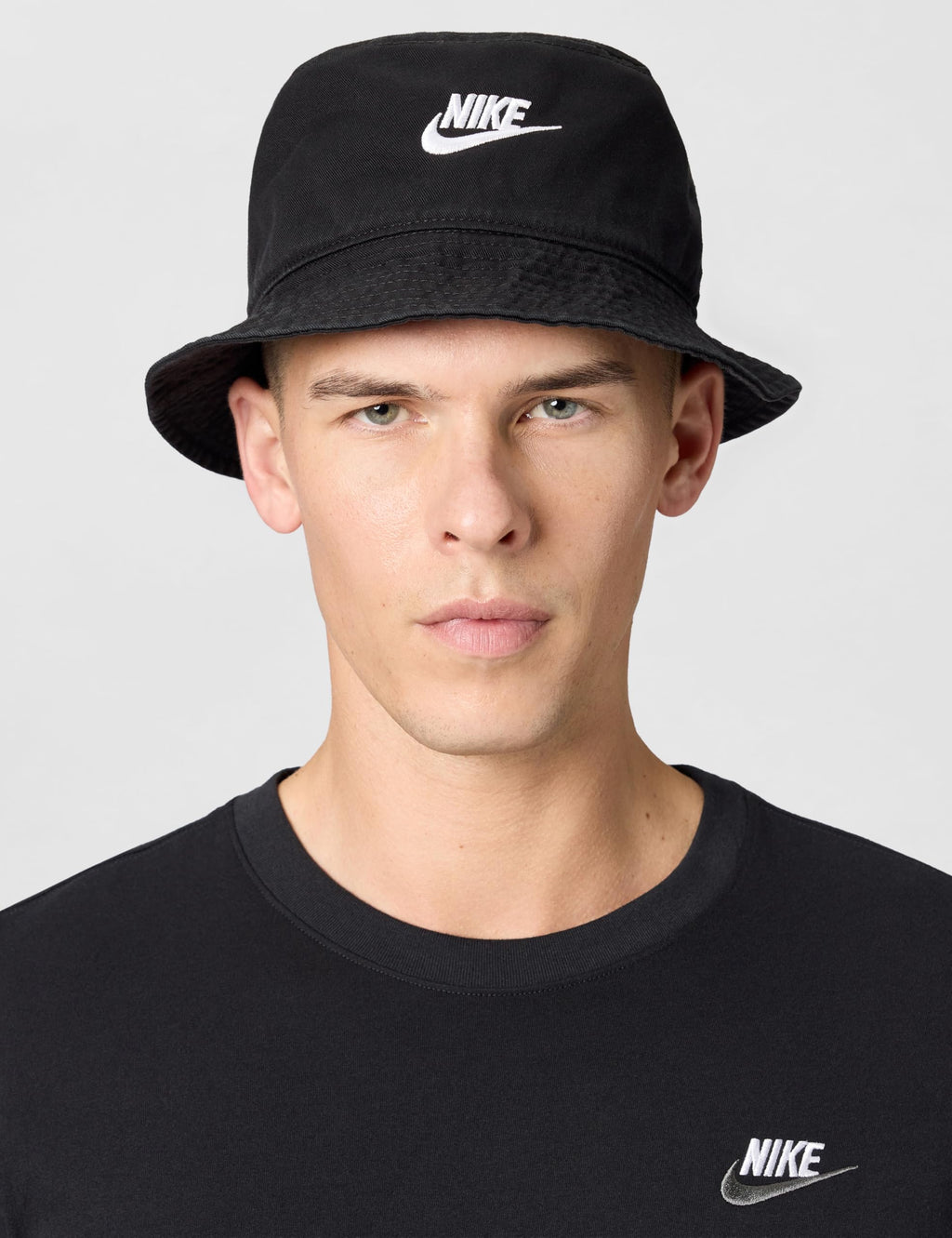 Nike Apex Futura Washed Bucket Hat, Black/White, Large