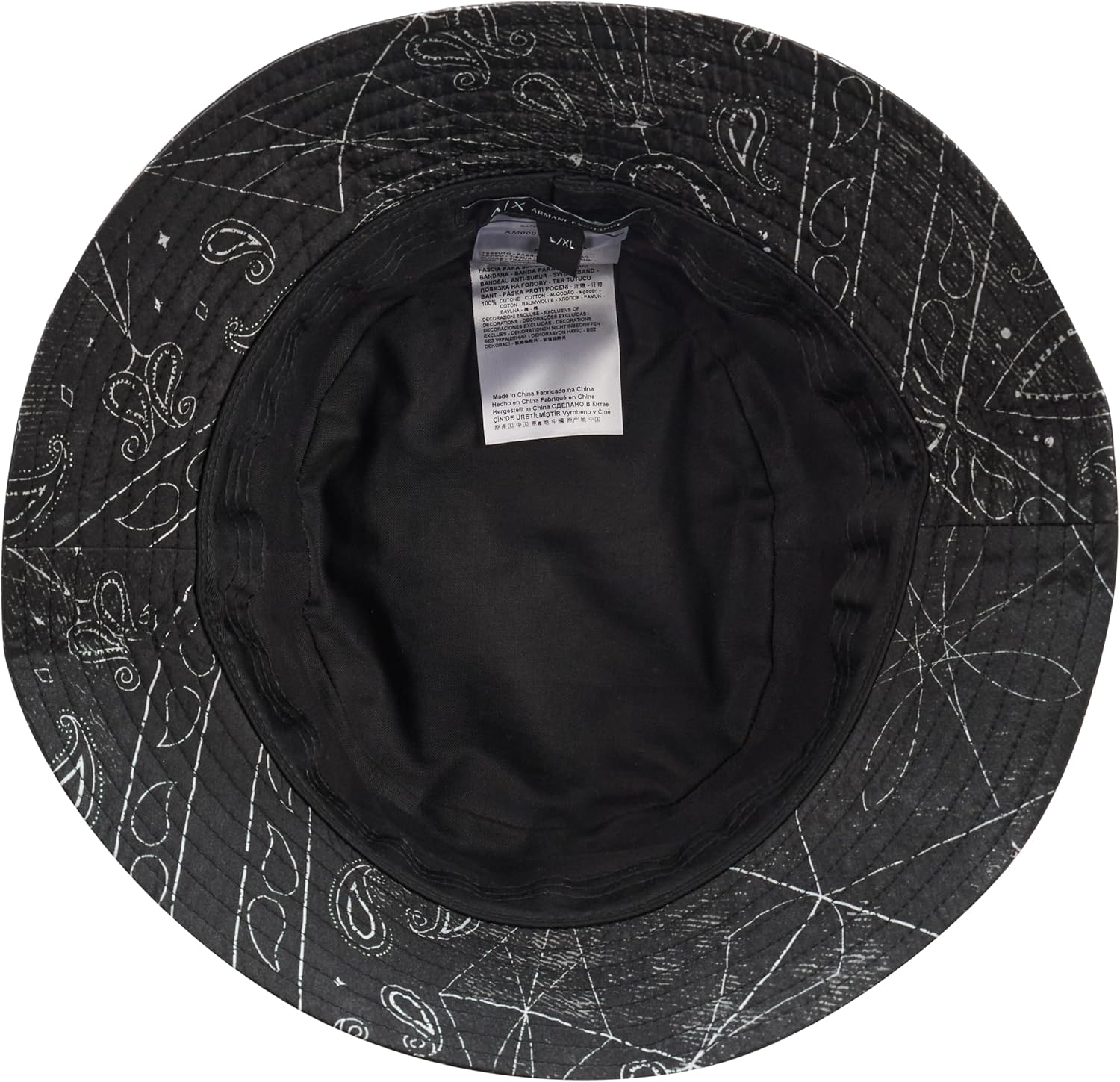 Armani Exchange Men's Paisley Bucket Hat