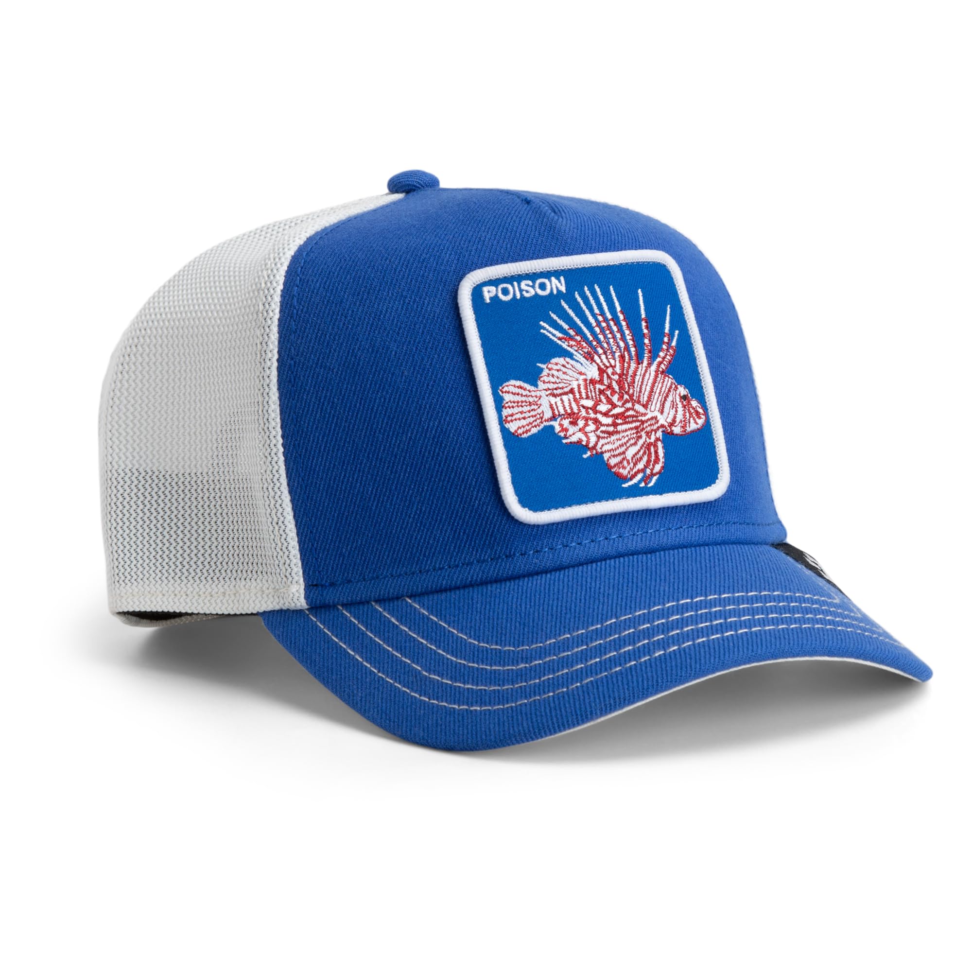Goorin Lionfish Heat Trucker Hat for Men and Women, Royal Blue, One Size, Unisex