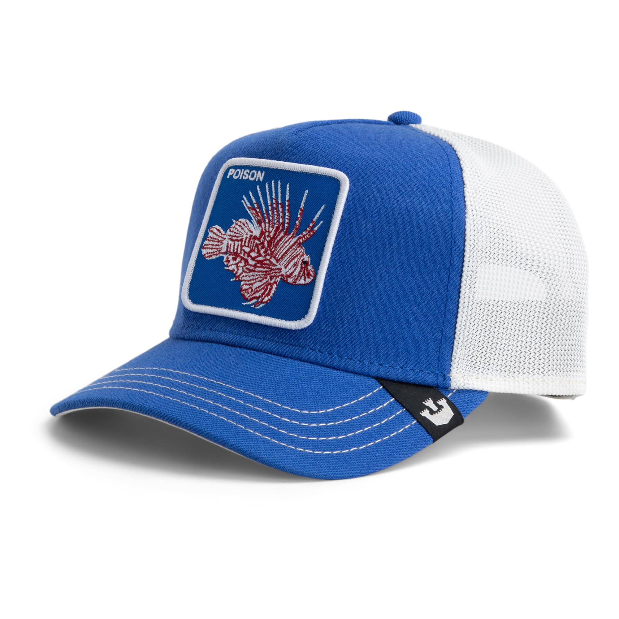 Goorin Lionfish Heat Trucker Hat for Men and Women, Royal Blue, One Size, Unisex