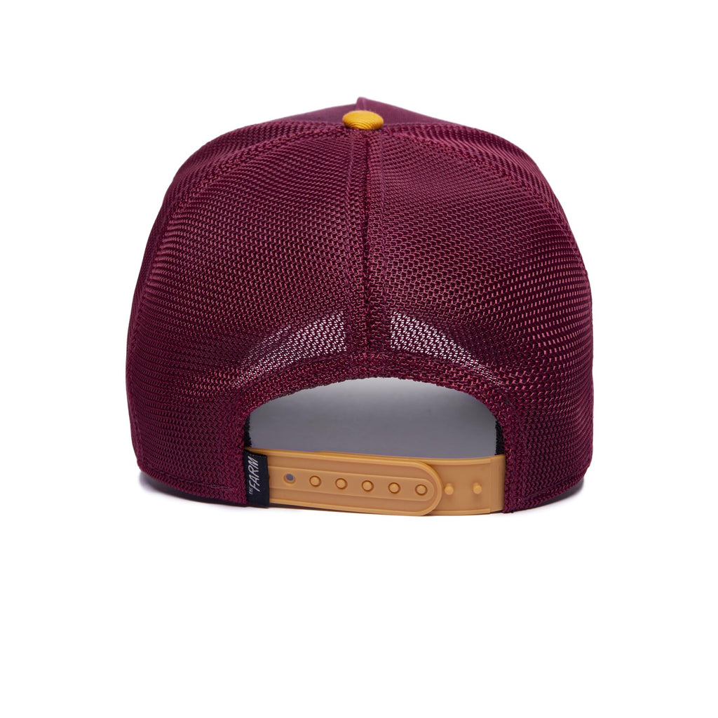 Goorin Bros. Unisex V2 Premium Mesh Adjustable Trucker Hat by The Farm, Scarlet (V2 Alligator), One Size