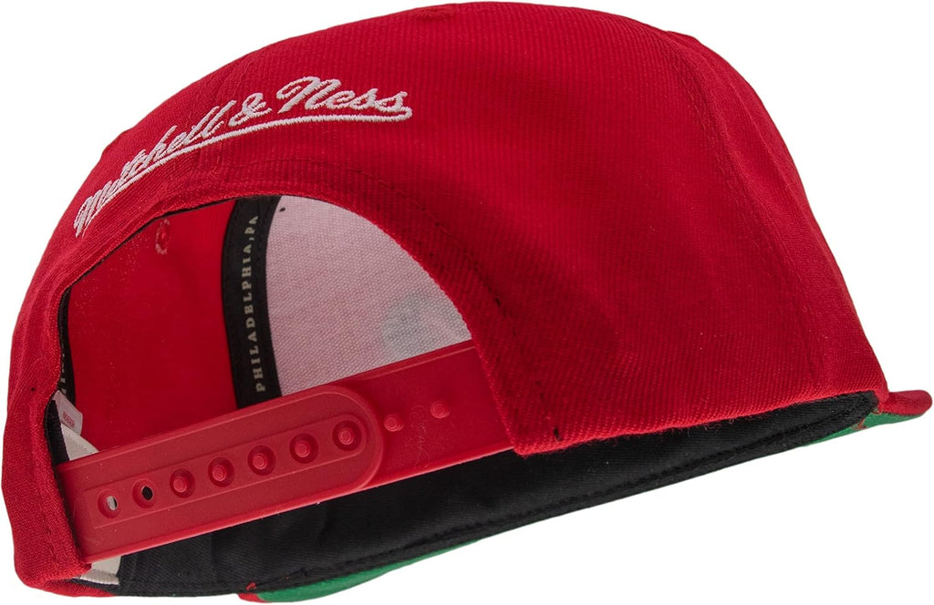 Mitchell & Ness Atlanta Hawks Red Team Ground 2.0 Snapback HWC Cap Kappe Basecap