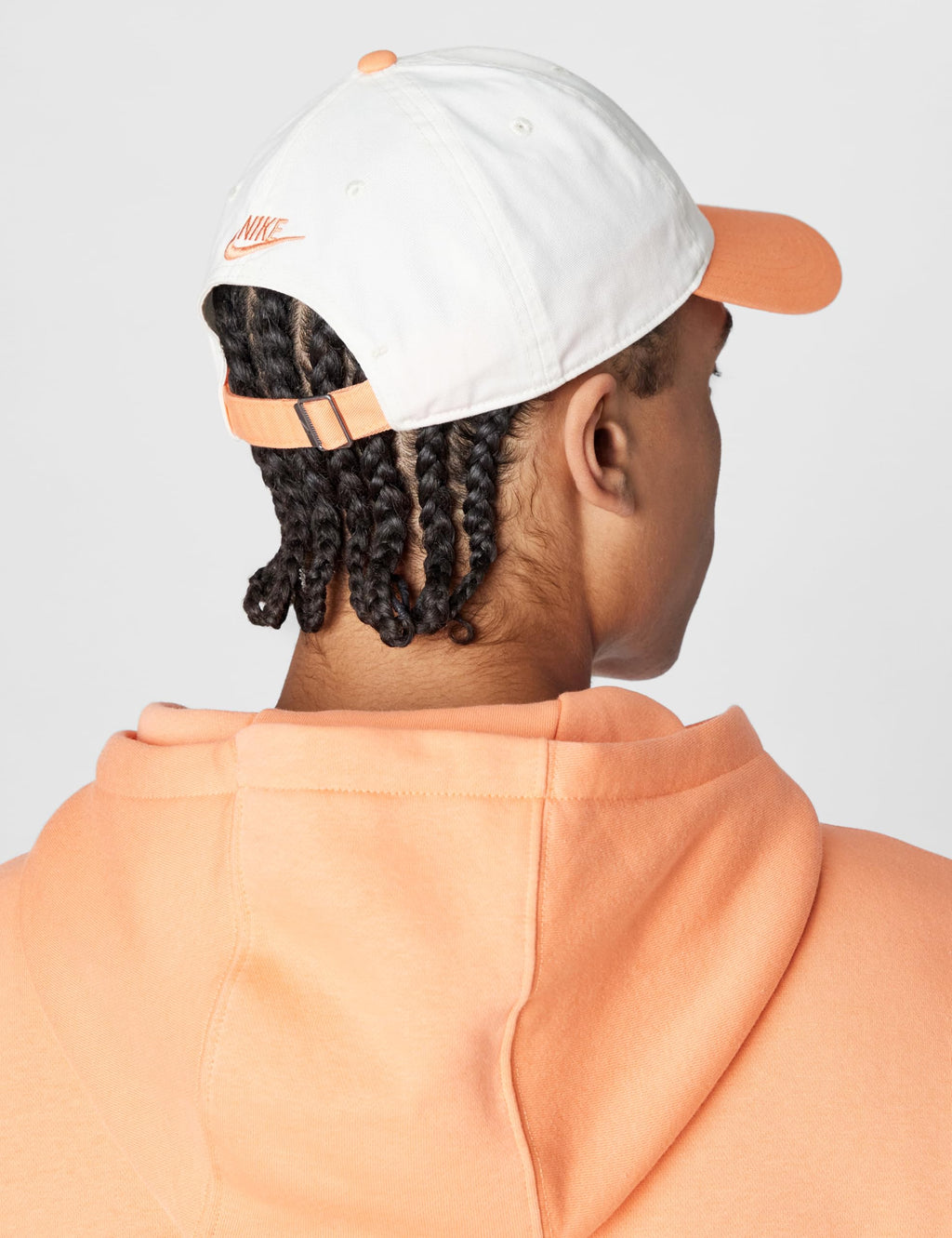 Nike Club Unstructured JDI Cap, Sail/Orange Frost/Orange Frost, 1SIZE