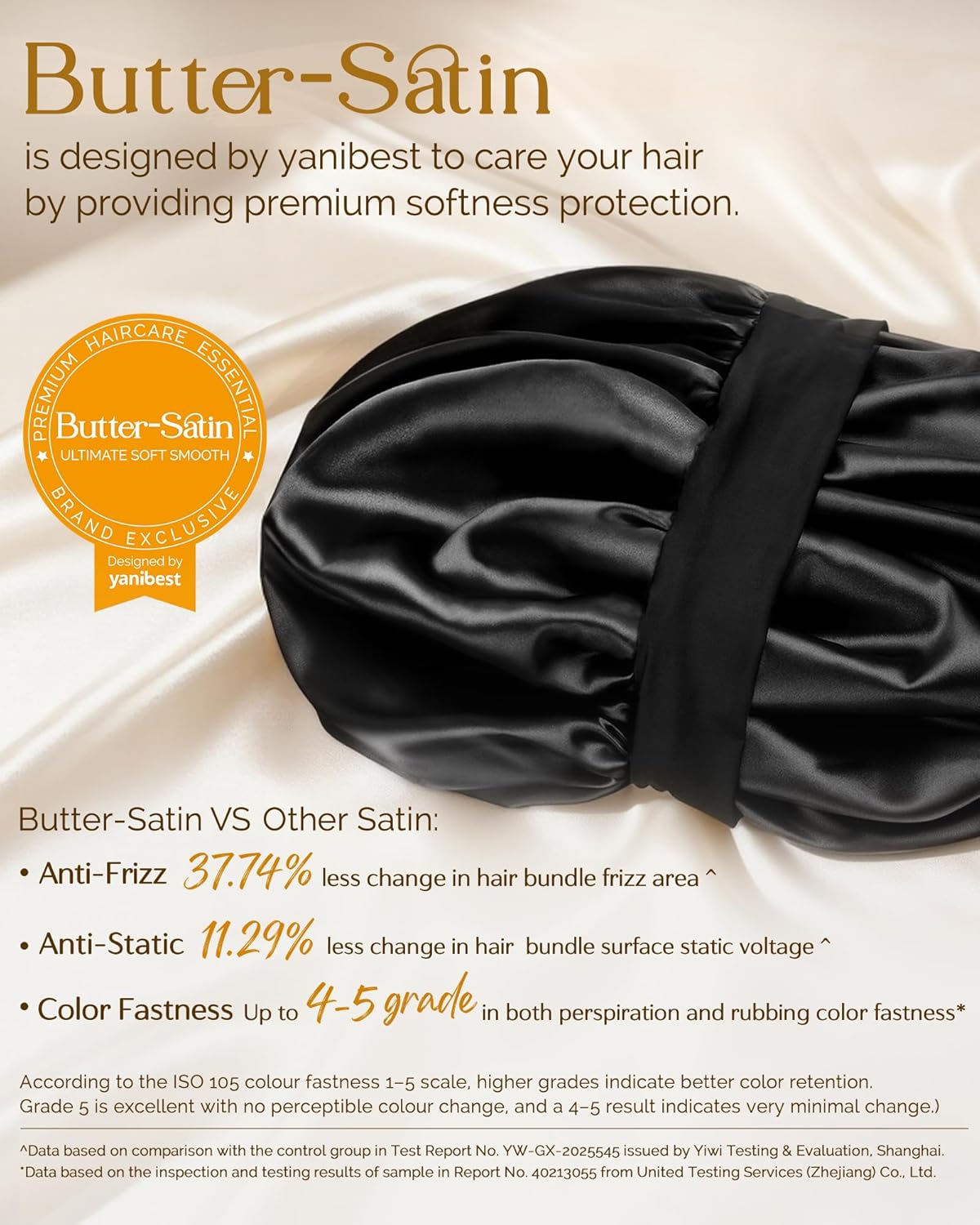YANIBEST Silk Bonnet for Men Women Hair Bonnet for Sleeping Double Layer Satin Bonnet for Natural Curly Hair Unisex Sleep Cap
