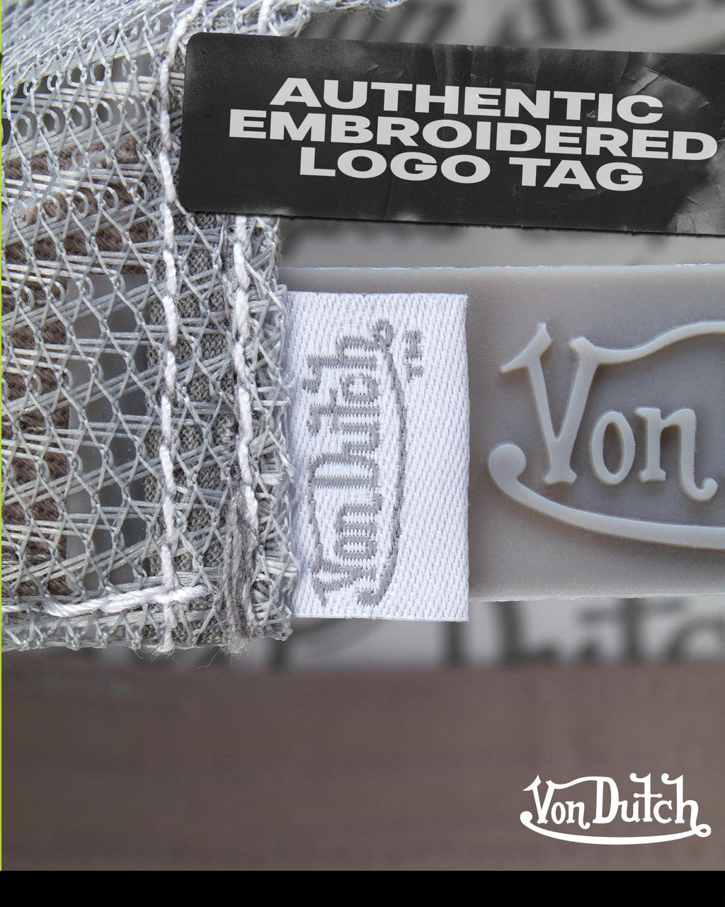 Von Dutch Unisex Trucker Hat - Curved Bill Mesh Back Retro Classic Colorblock Snapback Baseball Cap for Men and Women