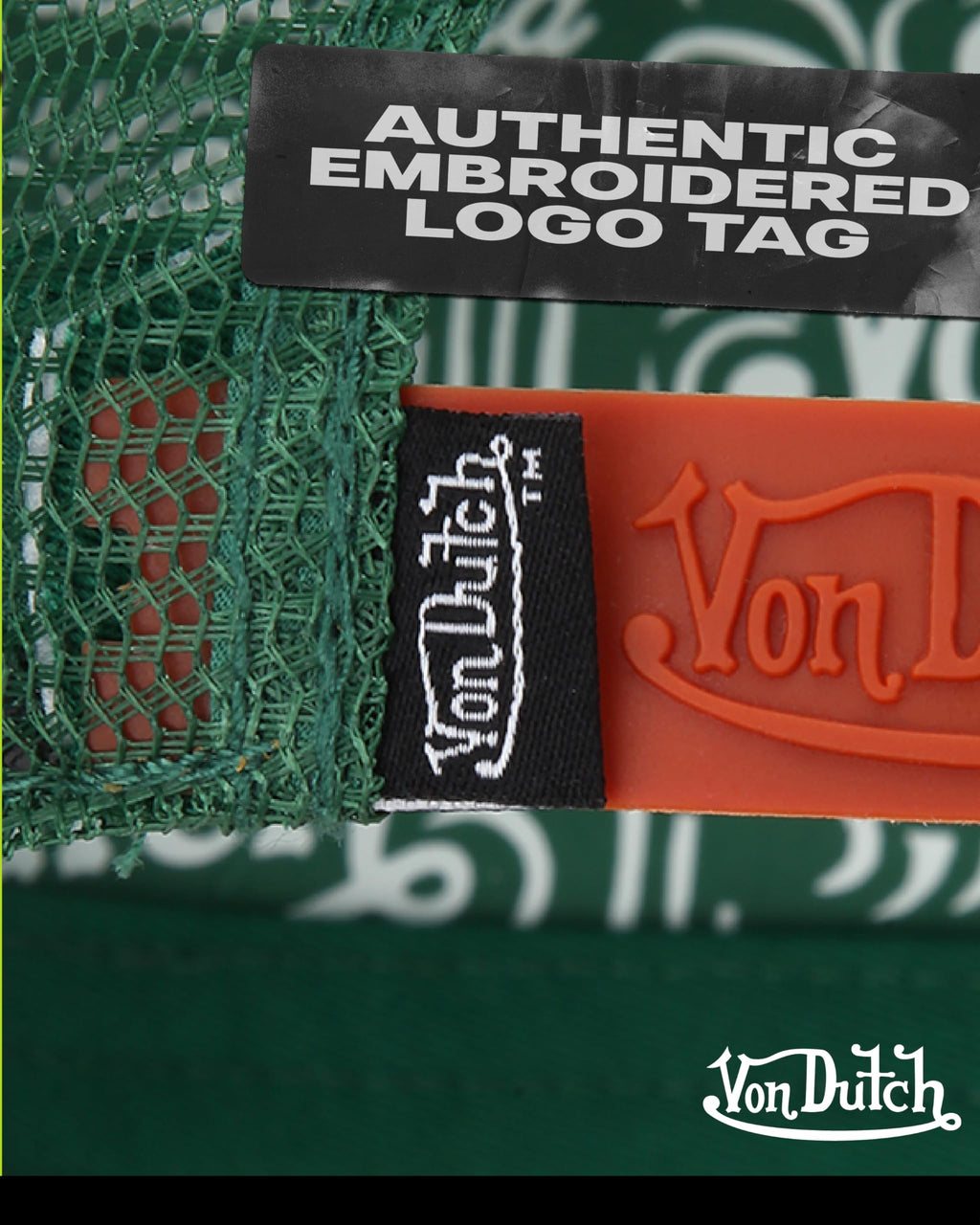 Von Dutch Unisex Trucker Hat - Curved Bill Mesh Back Retro Classic Colorblock Snapback Baseball Cap for Men and Women